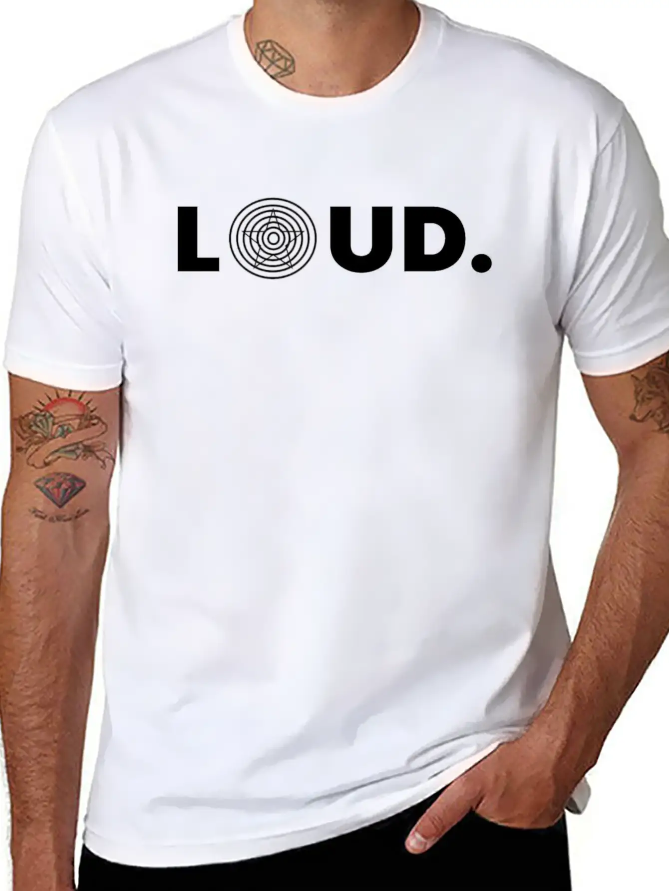 LOUD. Basic Graphic T-Shirt ¨C Daily Comfort In Soft Cotton