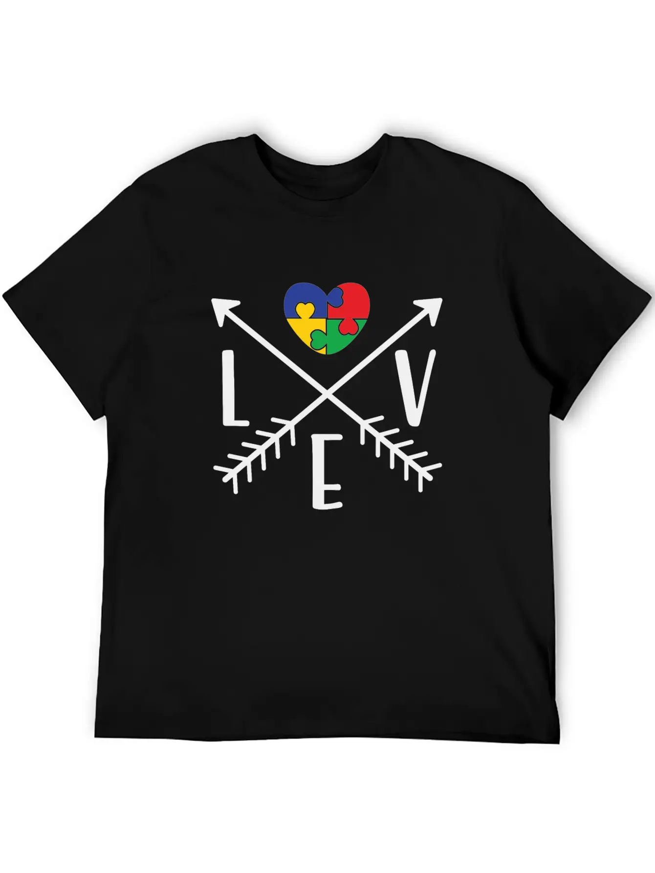 Love Arrows Essential Cotton Tee For Daily Outfits ¨C Unisex Style
