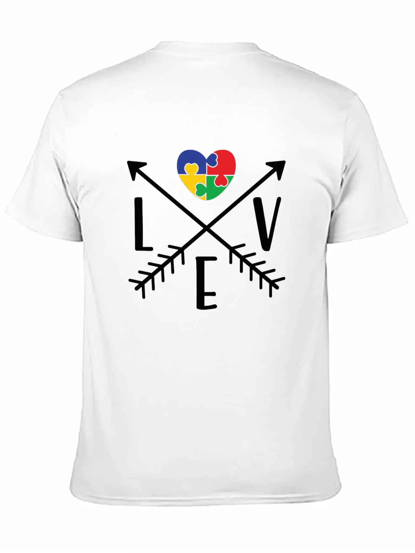 Love Arrows Essential Cotton Tee For Daily Outfits ¨C Unisex Style