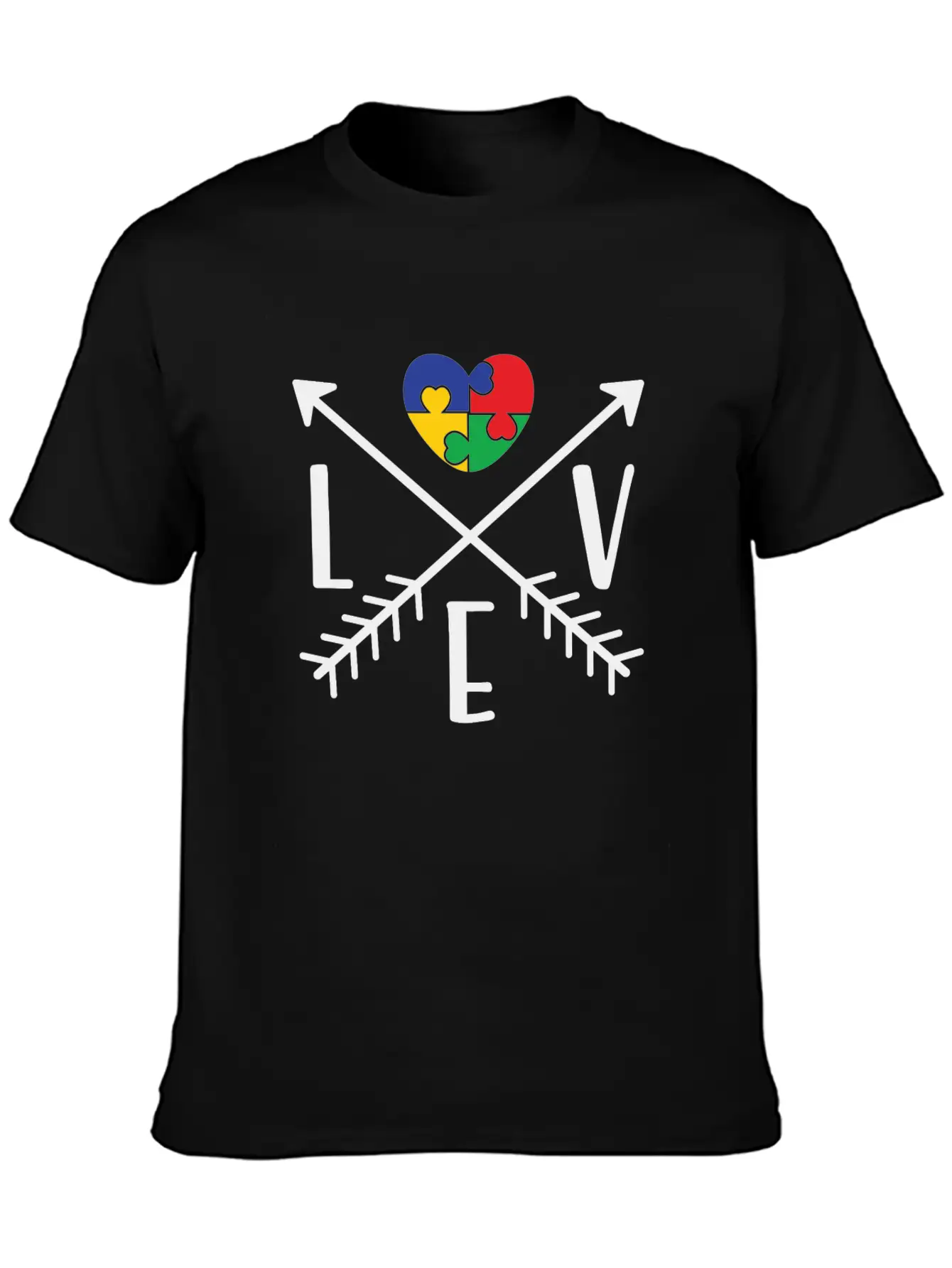 Love Arrows Essential Cotton Tee For Daily Outfits ¨C Unisex Style