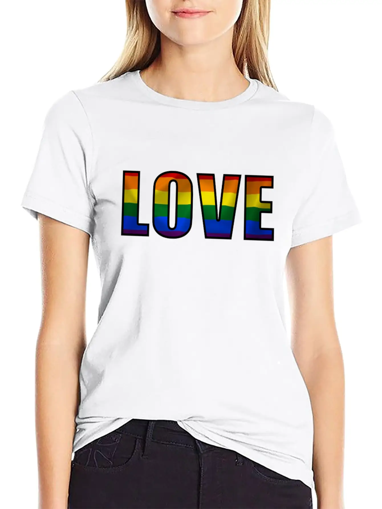 Love Pride Basic Graphic T-Shirt ¨C Daily Comfort In Soft Cotton