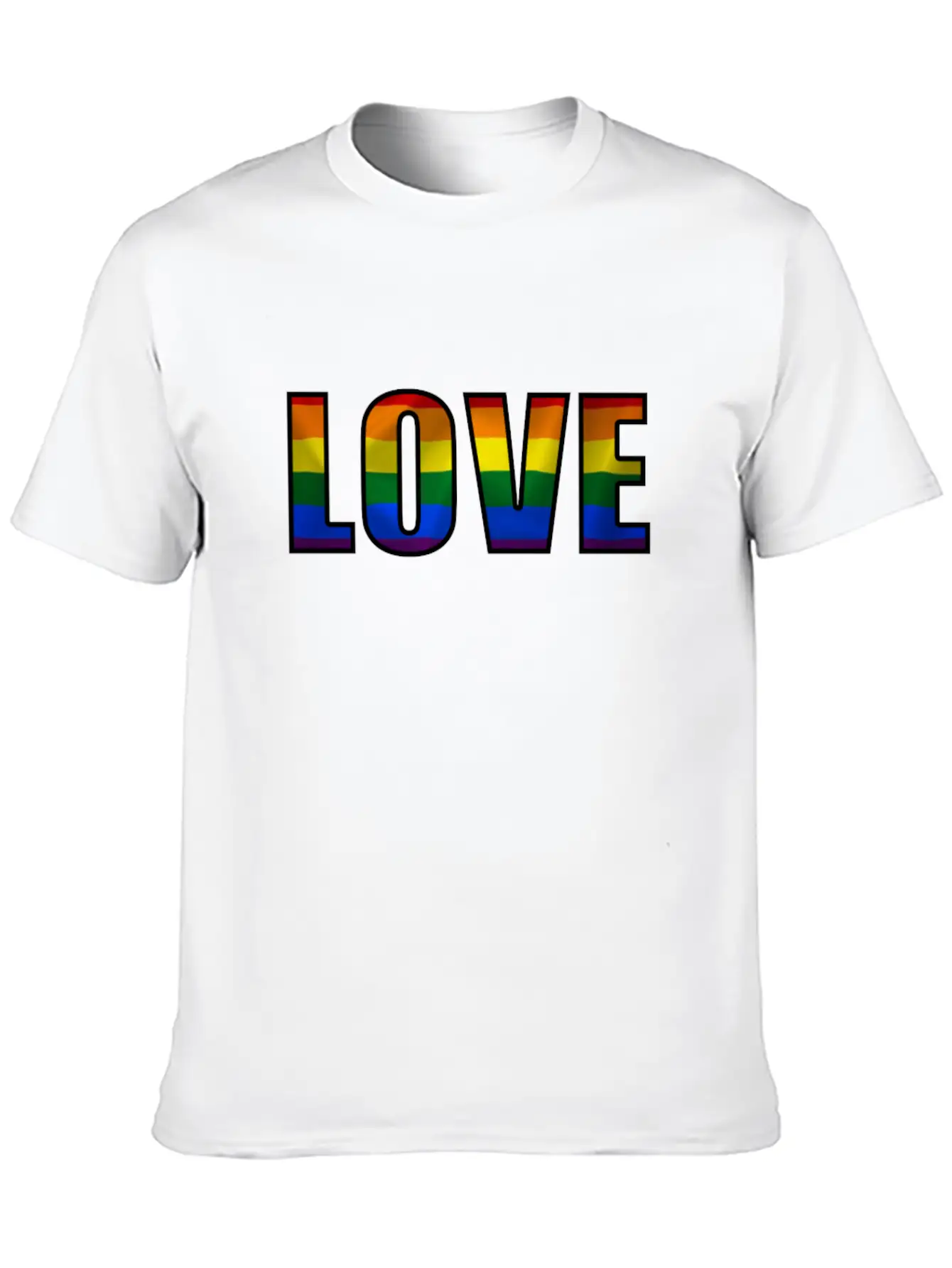 Love Pride Basic Graphic T-Shirt ¨C Daily Comfort In Soft Cotton