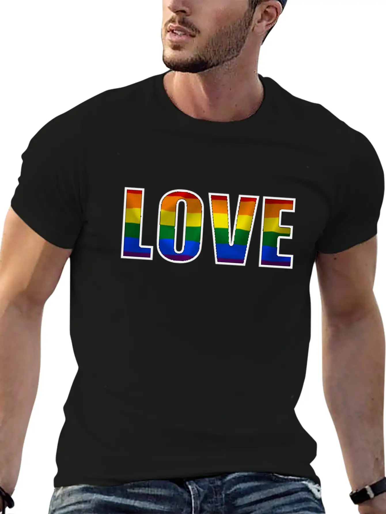 Love Pride Basic Graphic T-Shirt ¨C Daily Comfort In Soft Cotton