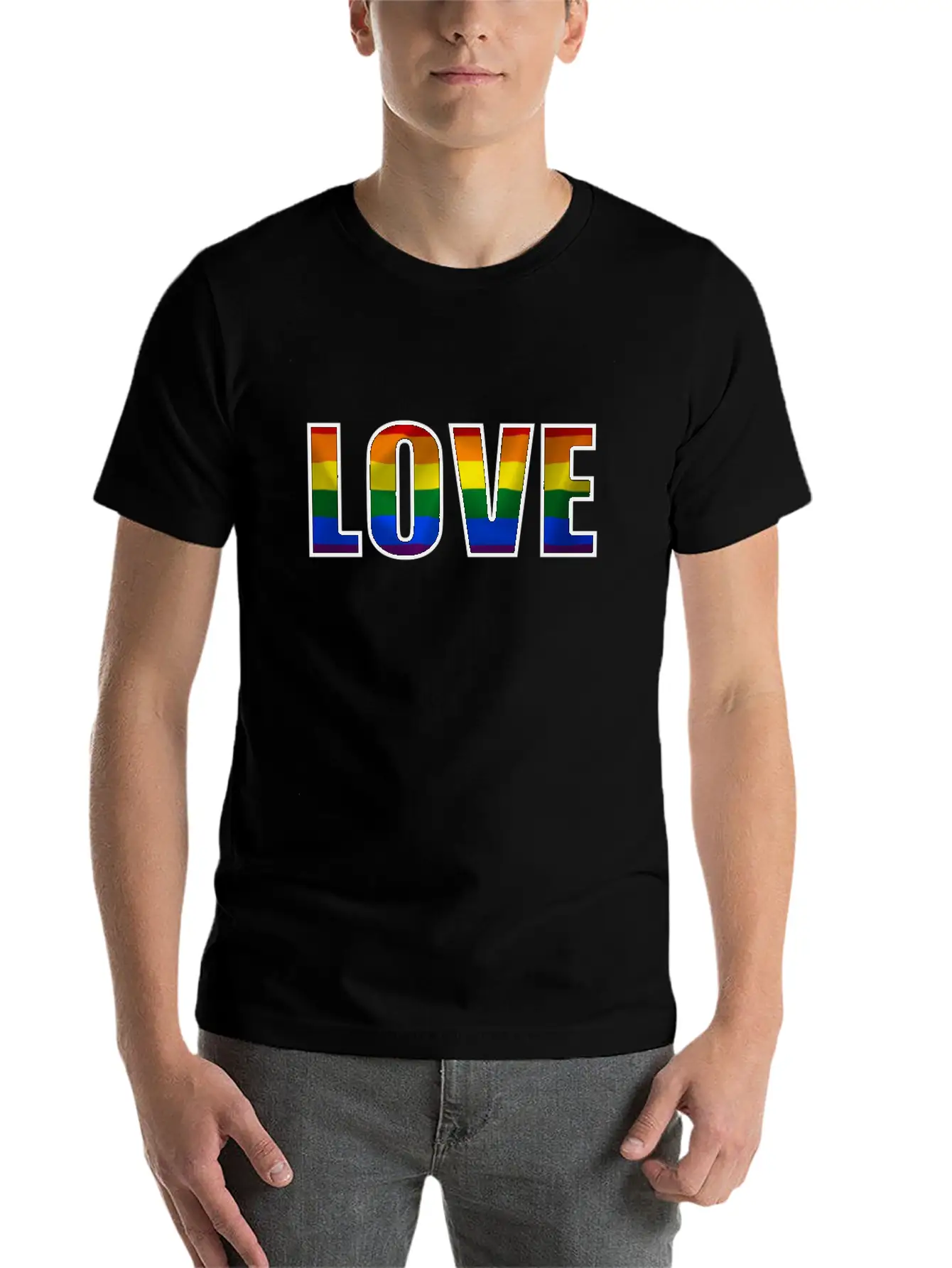 Love Pride Basic Graphic T-Shirt ¨C Daily Comfort In Soft Cotton