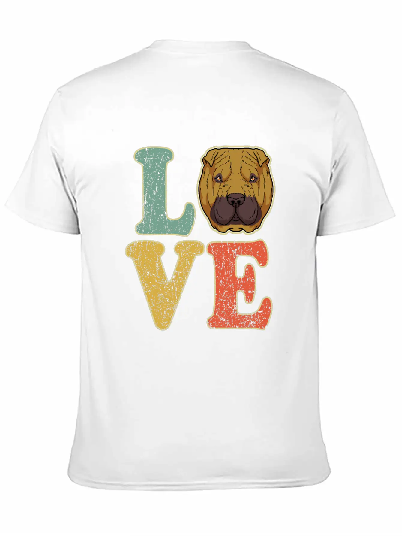 Love Shar Pei Dog Lover Dog Owner Shar-Pei Gift Basic Graphic T-Shirt ¨C Daily Comfort In Soft Cotton