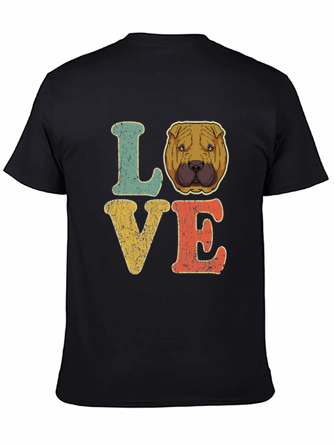 Love Shar Pei Dog Lover Dog Owner Shar-Pei Gift Basic Graphic T-Shirt ¨C Daily Comfort In Soft Cotton