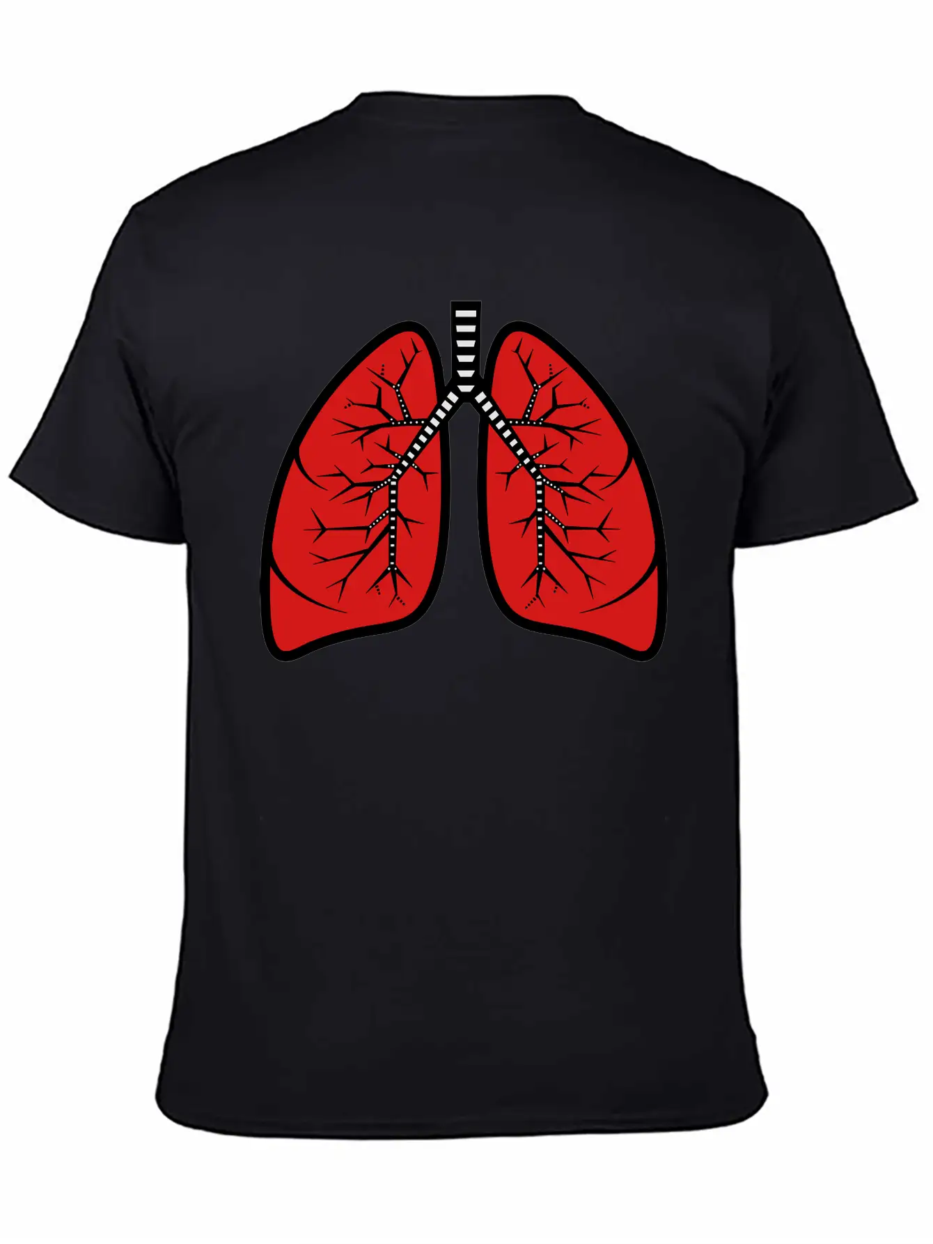 Lungs Basic Graphic T-Shirt ¨C Daily Comfort In Soft Cotton
