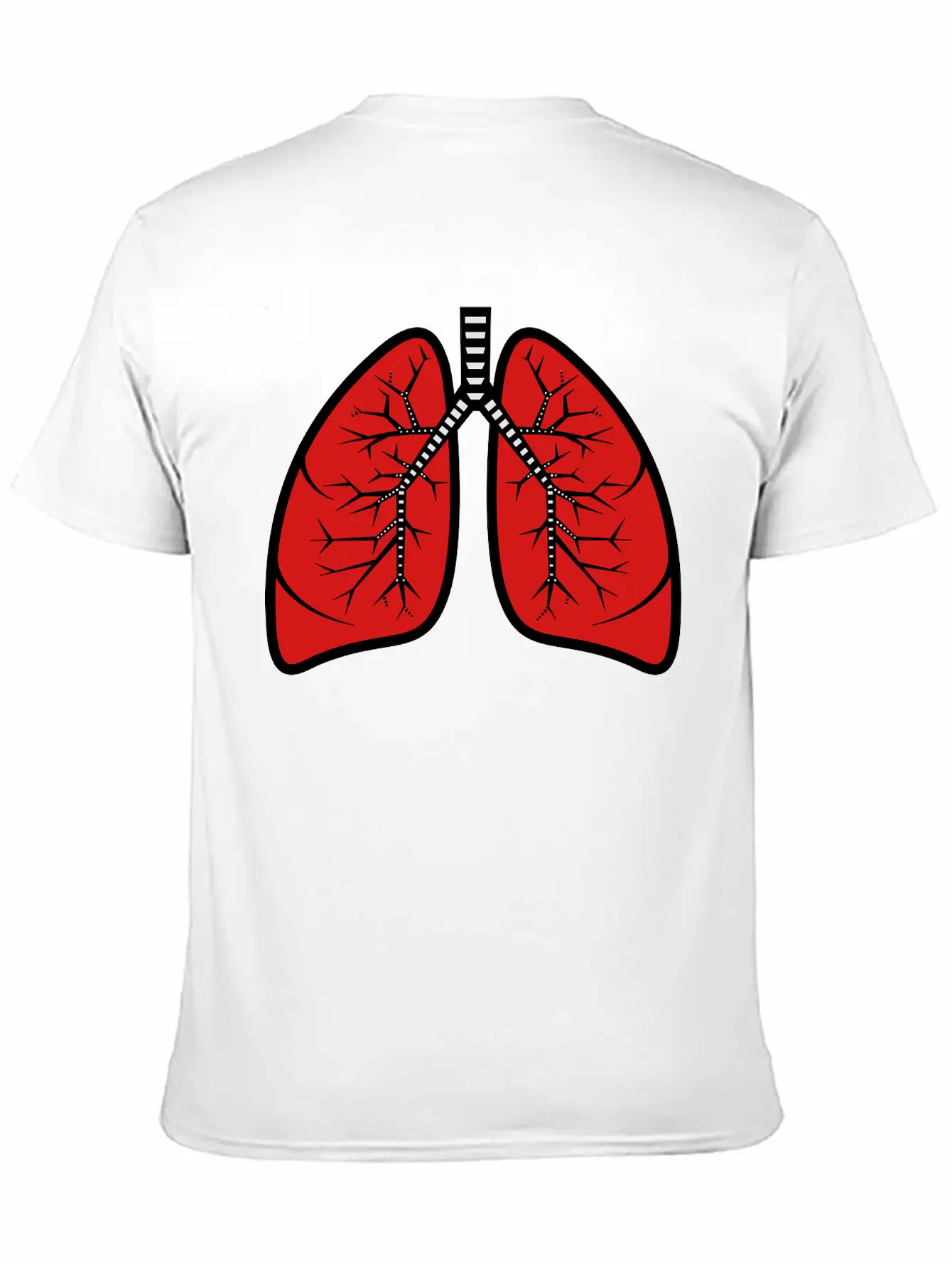 Lungs Basic Graphic T-Shirt ¨C Daily Comfort In Soft Cotton