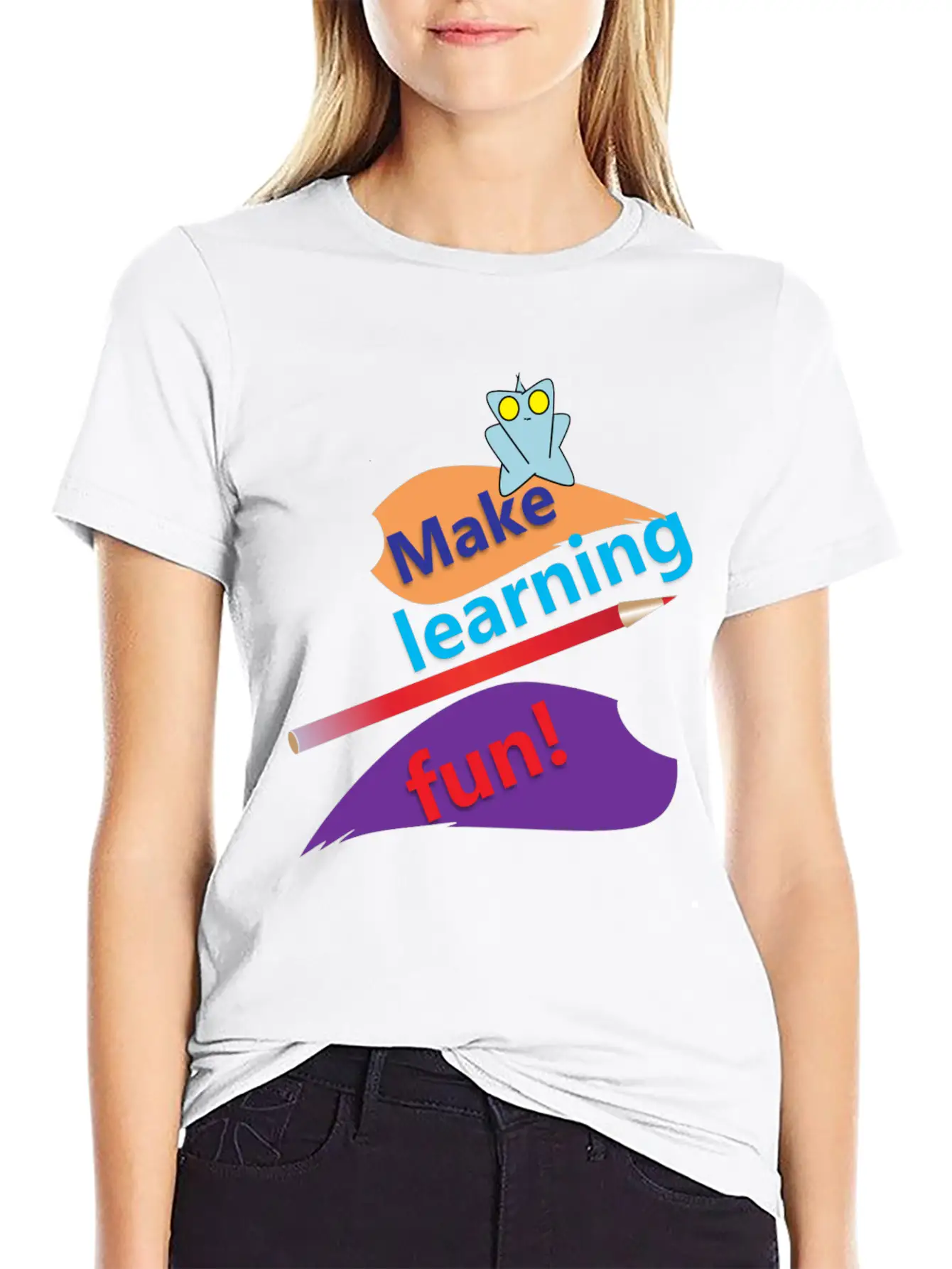 MAKE LEARNING FUN Basic Graphic T-Shirt ¨C Daily Comfort In Soft Cotton