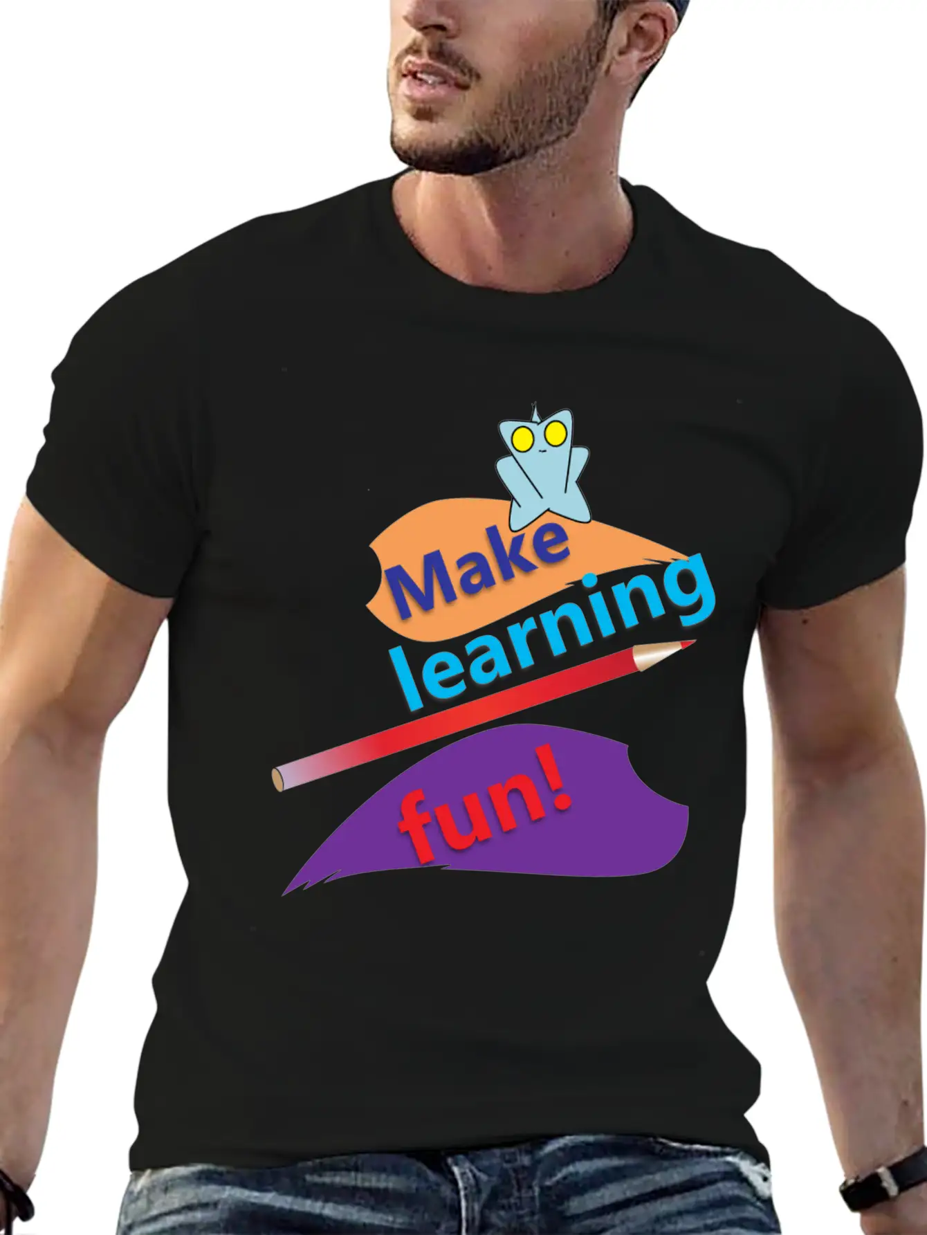MAKE LEARNING FUN Basic Graphic T-Shirt ¨C Daily Comfort In Soft Cotton