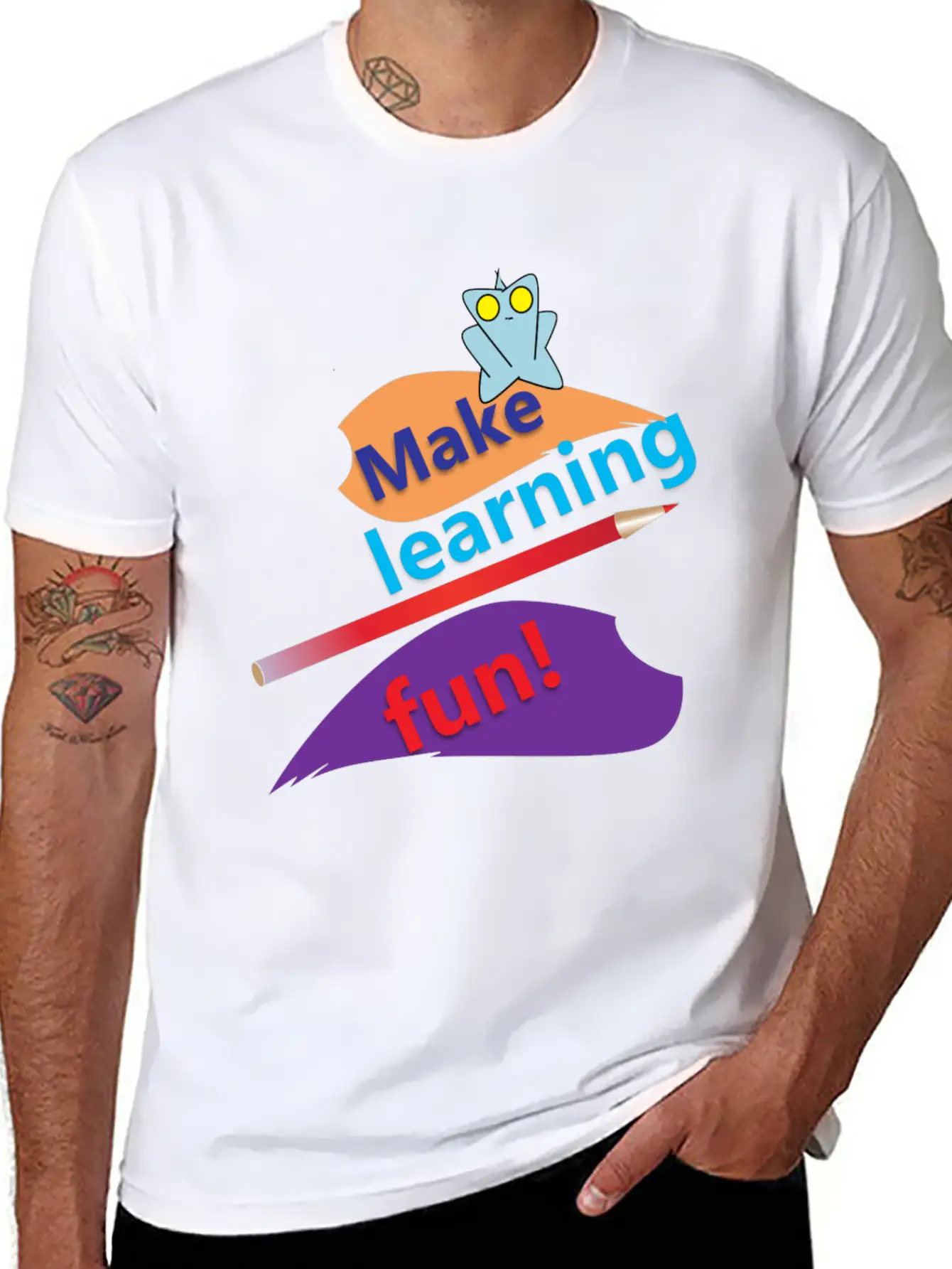 MAKE LEARNING FUN Basic Graphic T-Shirt ¨C Daily Comfort In Soft Cotton