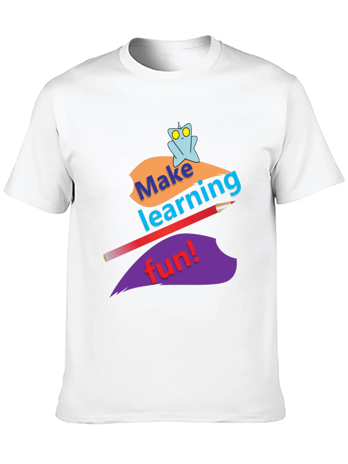 MAKE LEARNING FUN Basic Graphic T-Shirt ¨C Daily Comfort In Soft Cotton