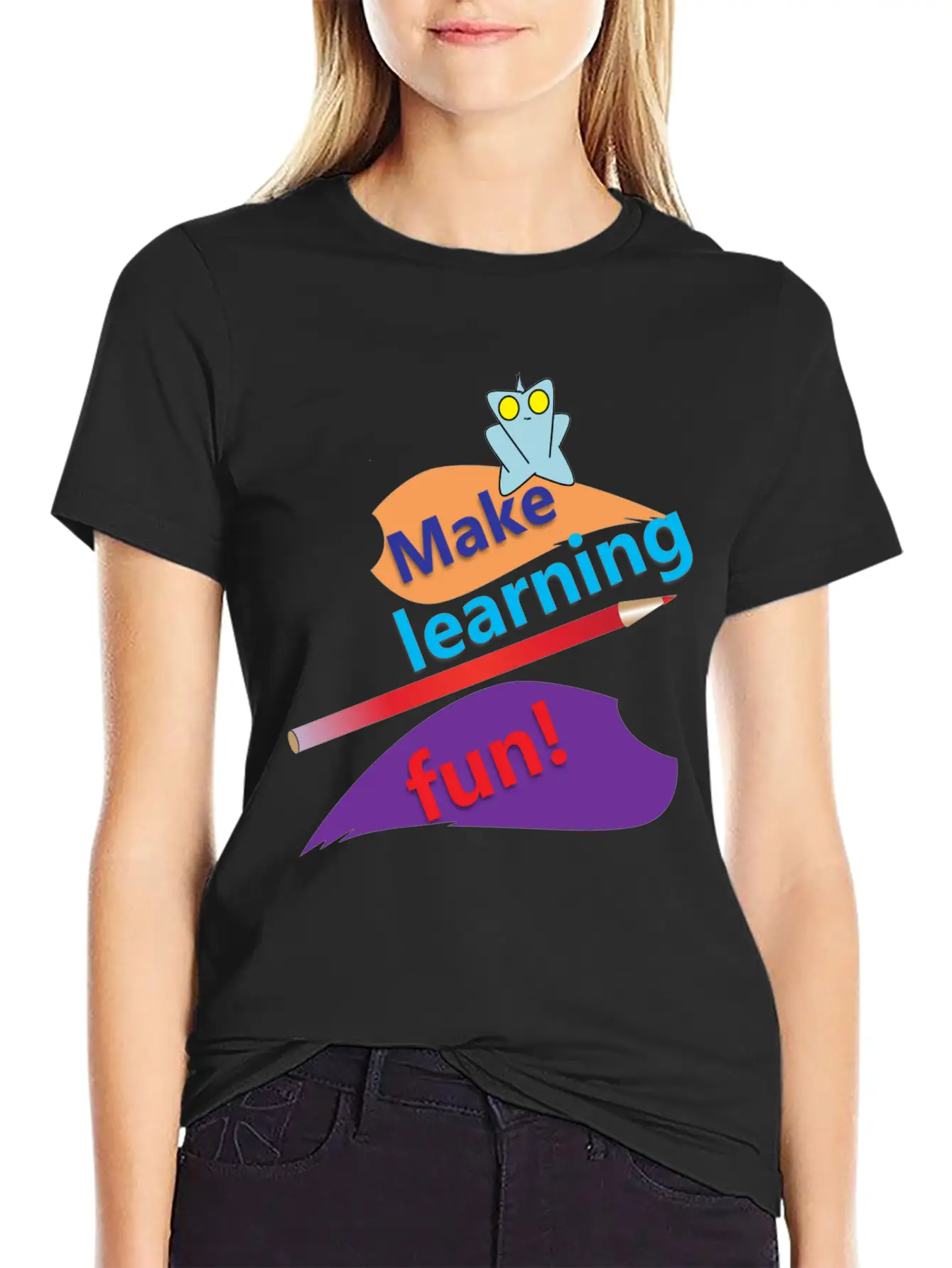 MAKE LEARNING FUN Basic Graphic T-Shirt ¨C Daily Comfort In Soft Cotton