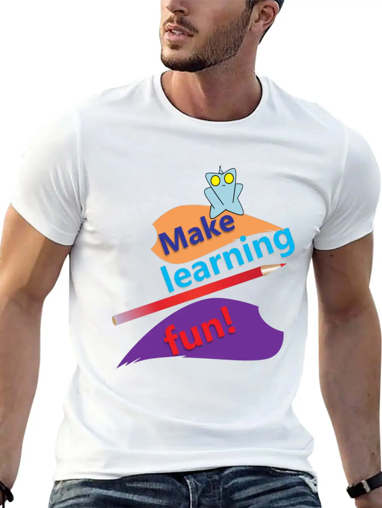 MAKE LEARNING FUN Basic Graphic T-Shirt ¨C Daily Comfort In Soft Cotton