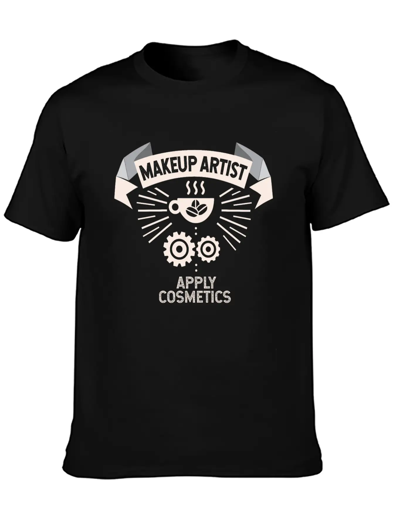 Makeup Artist Apply Cosmetics Basic Graphic T-Shirt ¨C Daily Comfort In Soft Cotton