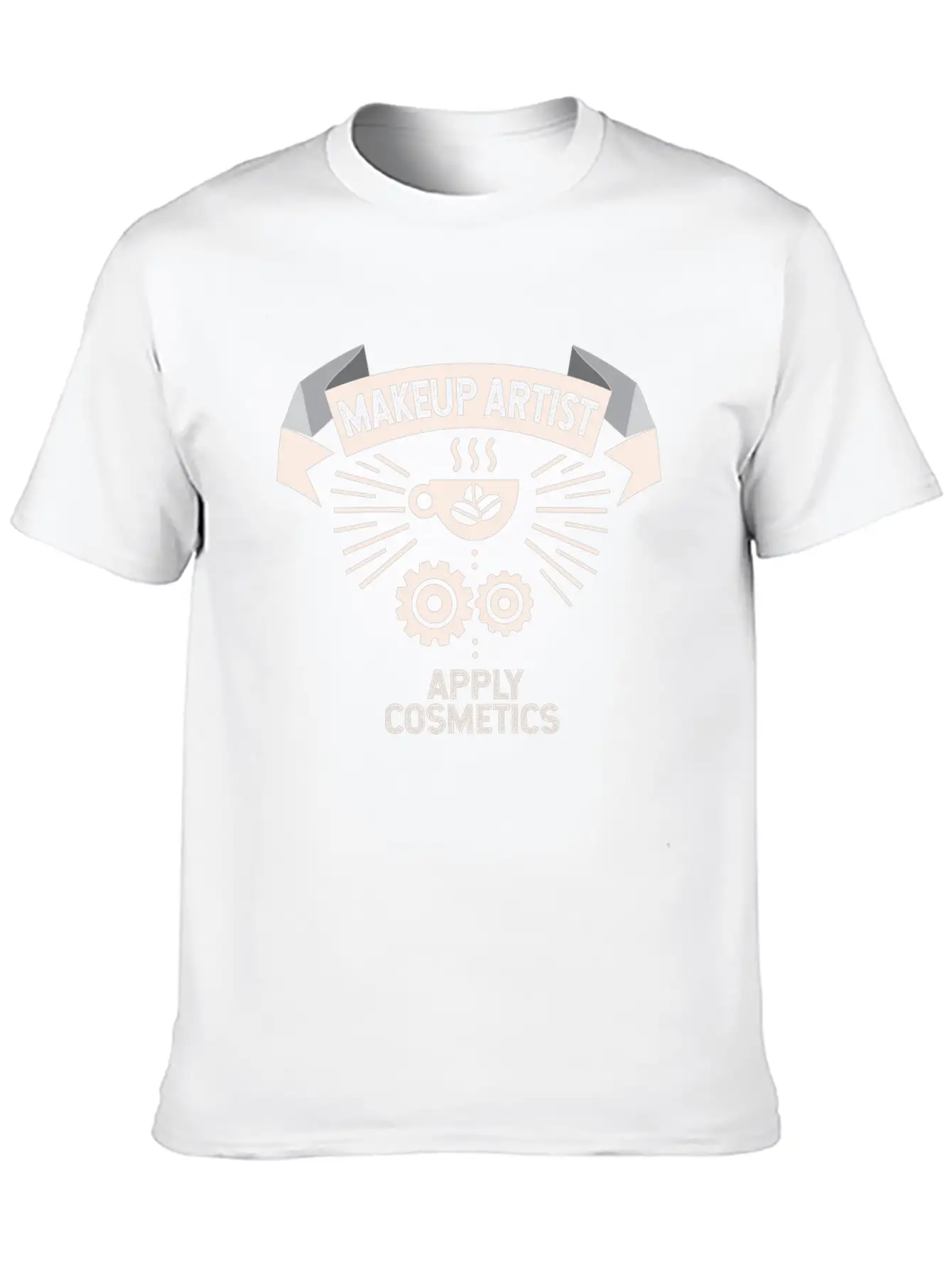 Makeup Artist Apply Cosmetics Basic Graphic T-Shirt ¨C Daily Comfort In Soft Cotton