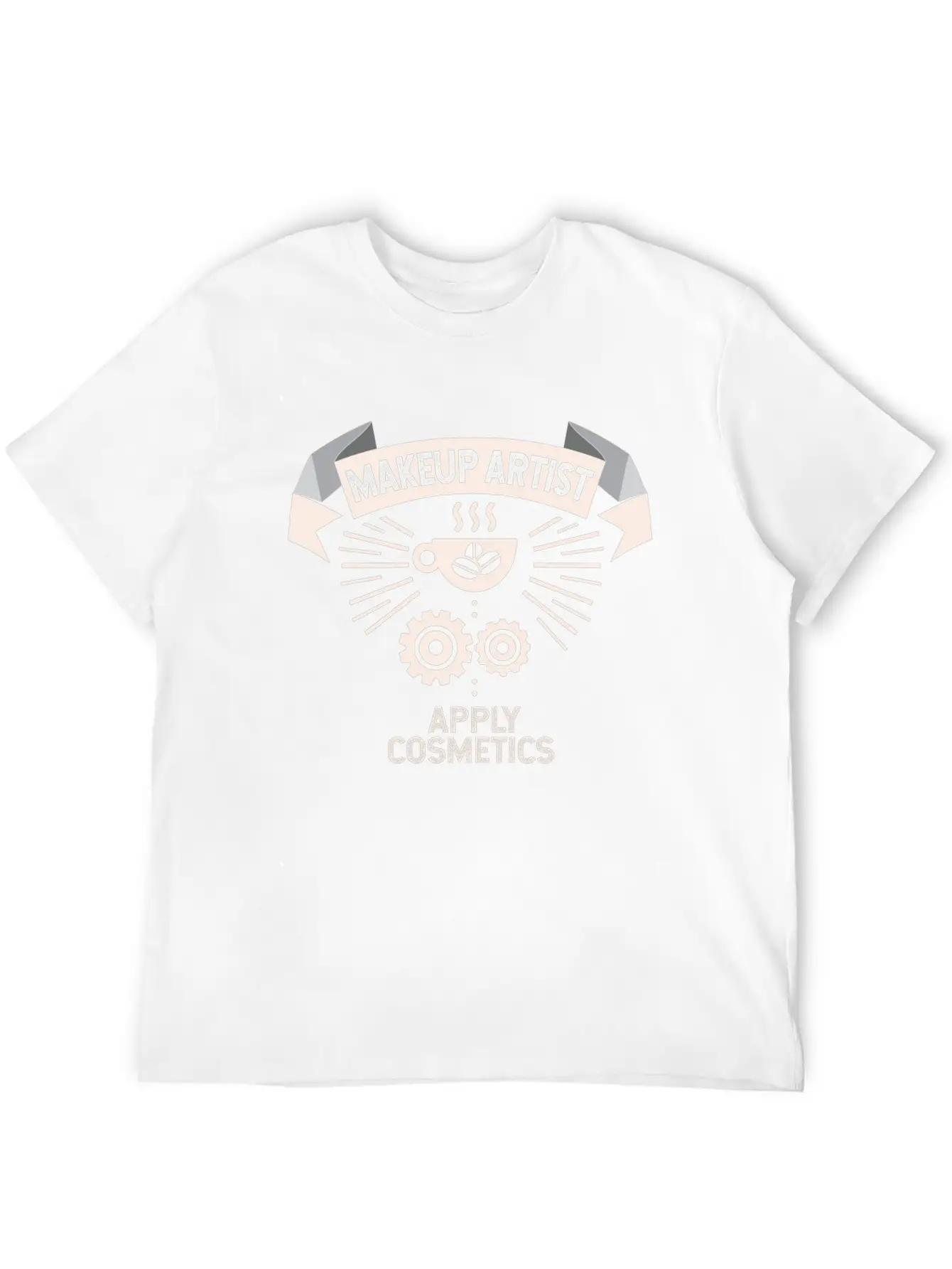 Makeup Artist Apply Cosmetics Basic Graphic T-Shirt ¨C Daily Comfort In Soft Cotton