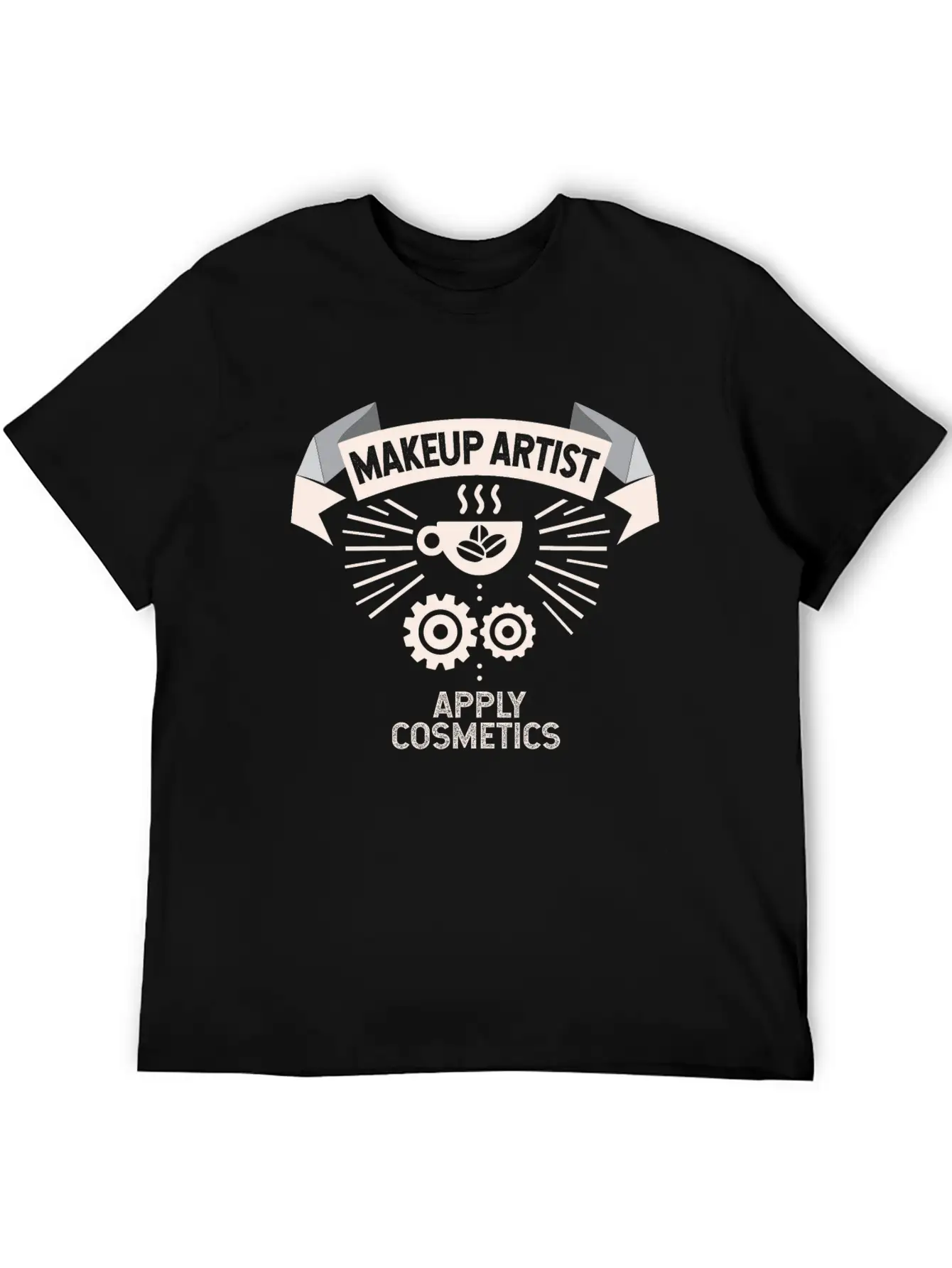 Makeup Artist Apply Cosmetics Basic Graphic T-Shirt ¨C Daily Comfort In Soft Cotton