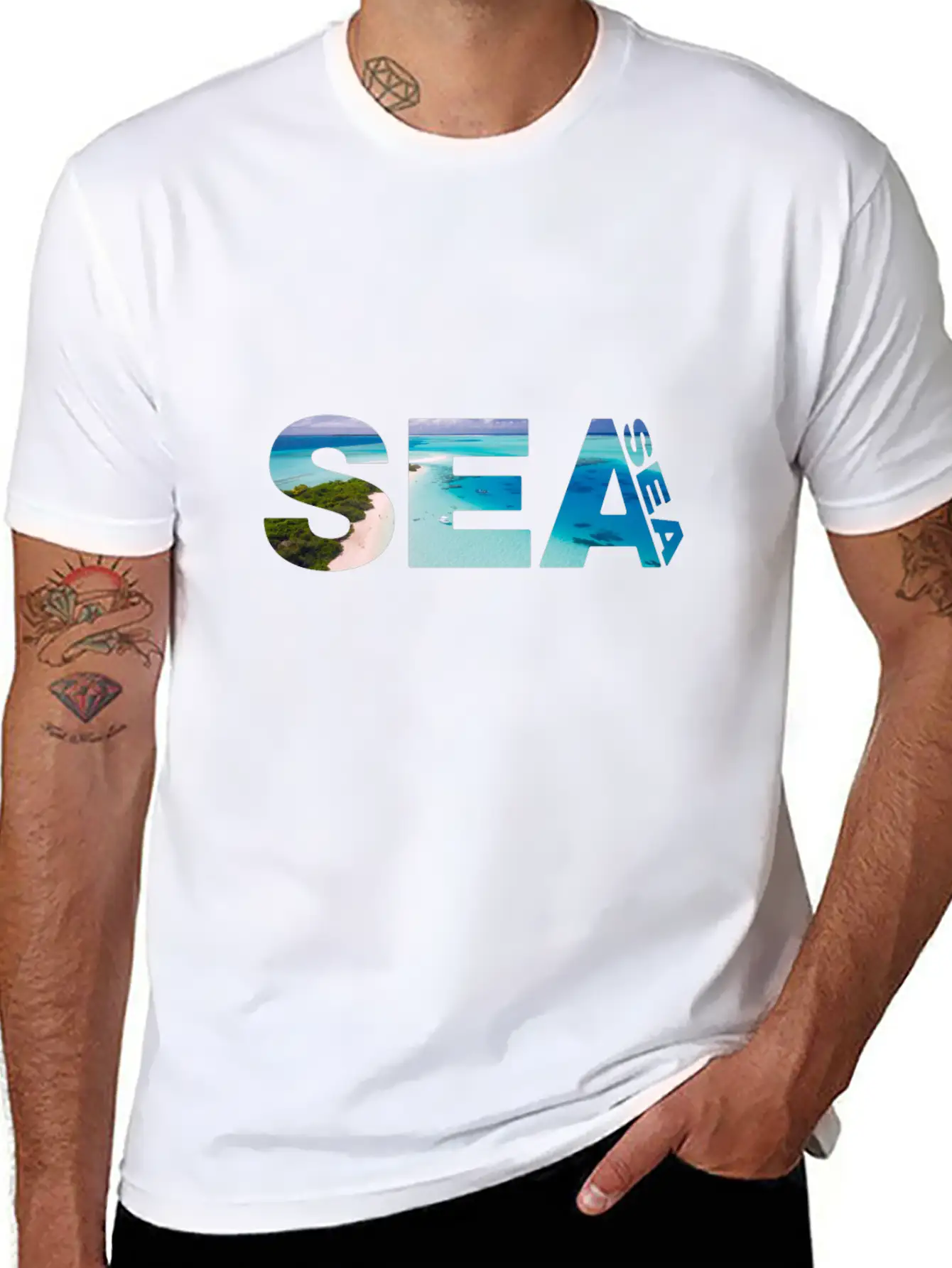 Maldives Beach Sea Soft Cotton Short Sleeve Tee ¨C Unisex Wardrobe Staple