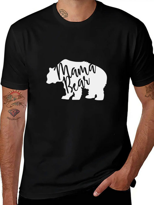 Mama Bear Essential Cotton Tee For Daily Outfits ¨C Unisex Style