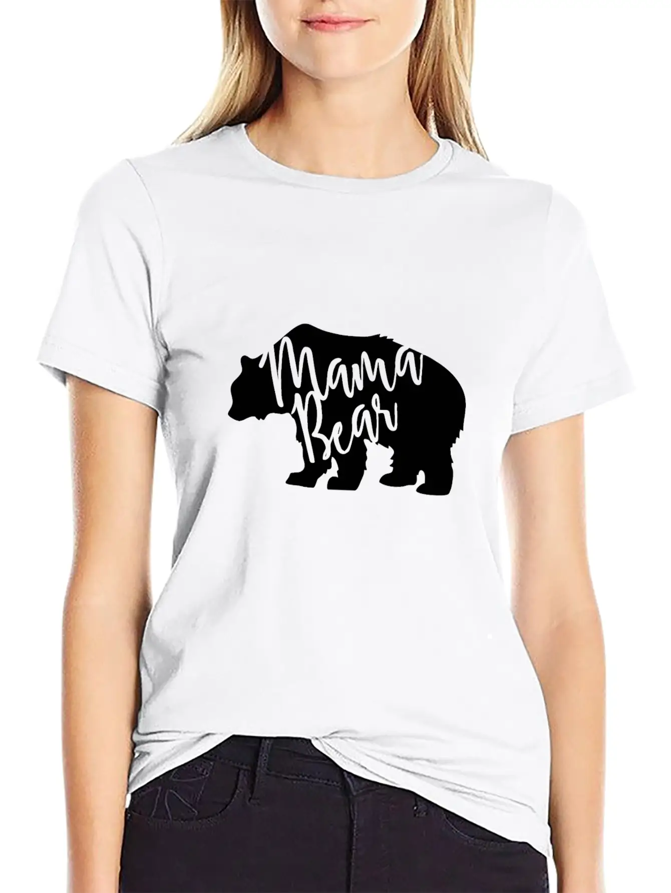 Mama Bear Essential Cotton Tee For Daily Outfits ¨C Unisex Style