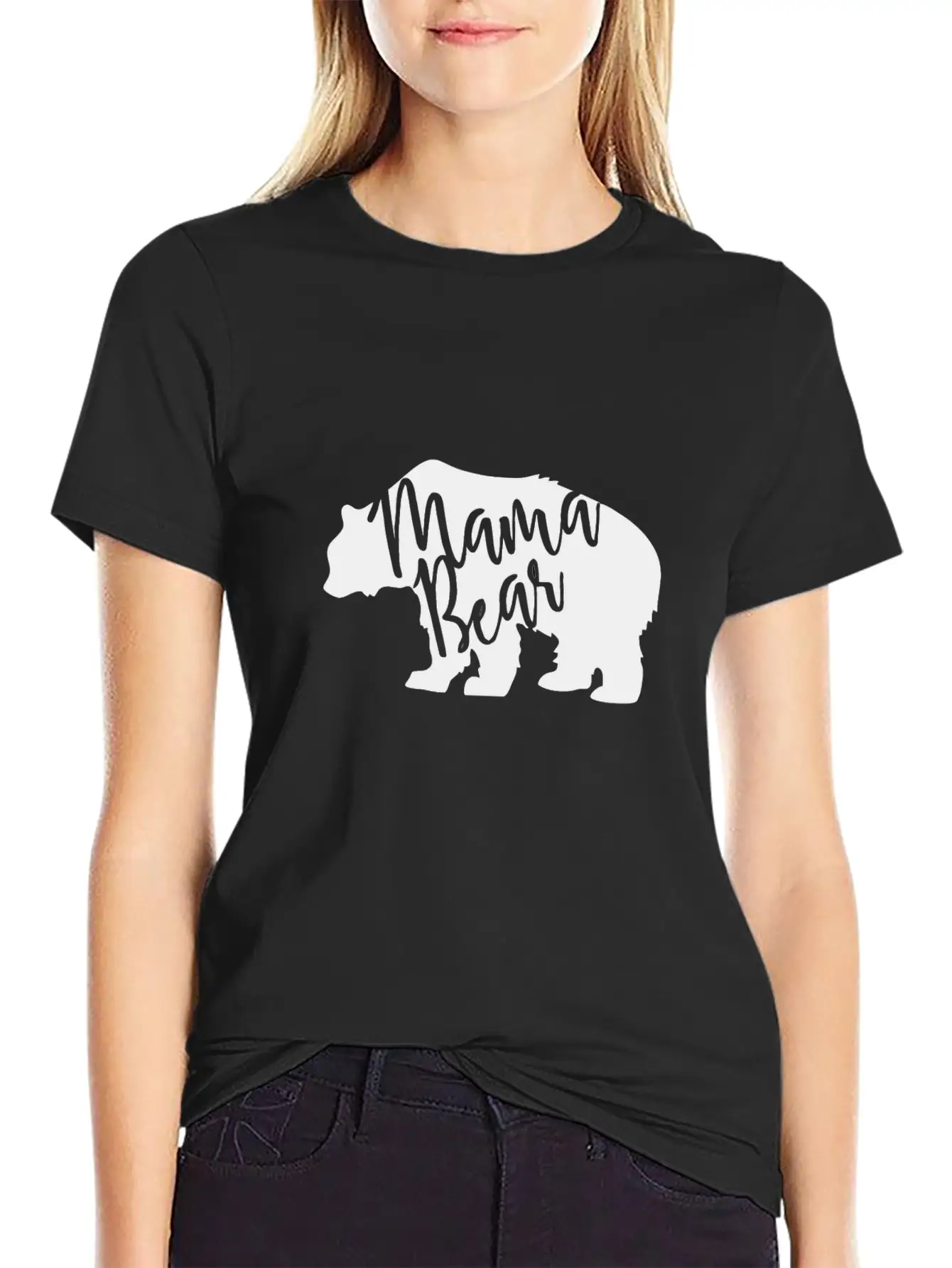 Mama Bear Essential Cotton Tee For Daily Outfits ¨C Unisex Style