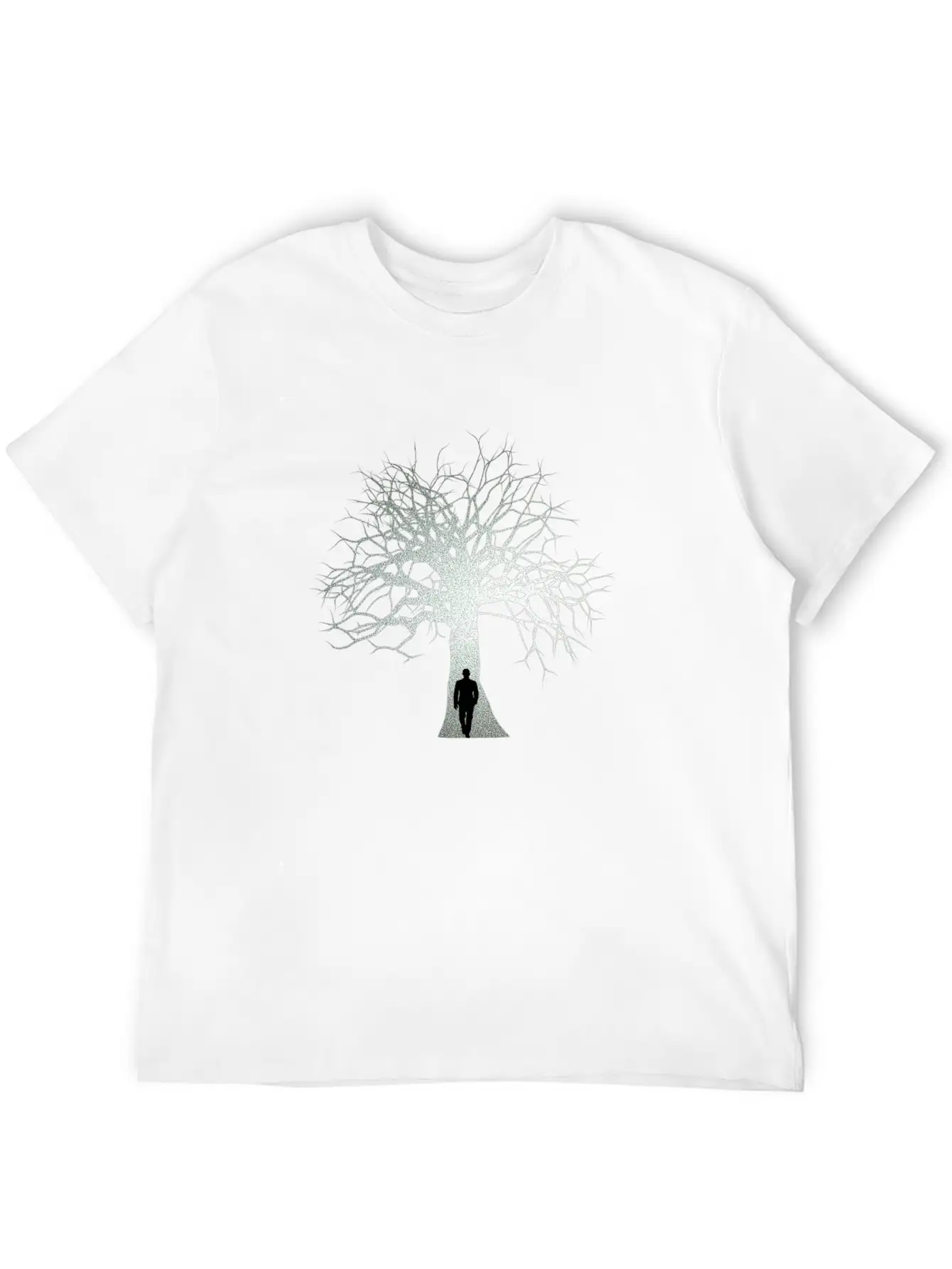 Man In A Tree Soft Cotton Short Sleeve Tee ¨C Unisex Wardrobe Staple