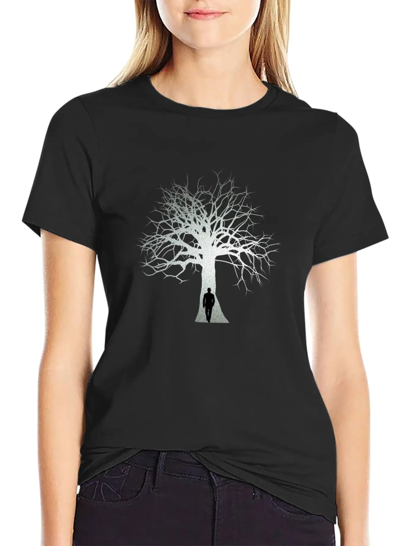 Man In A Tree Soft Cotton Short Sleeve Tee ¨C Unisex Wardrobe Staple