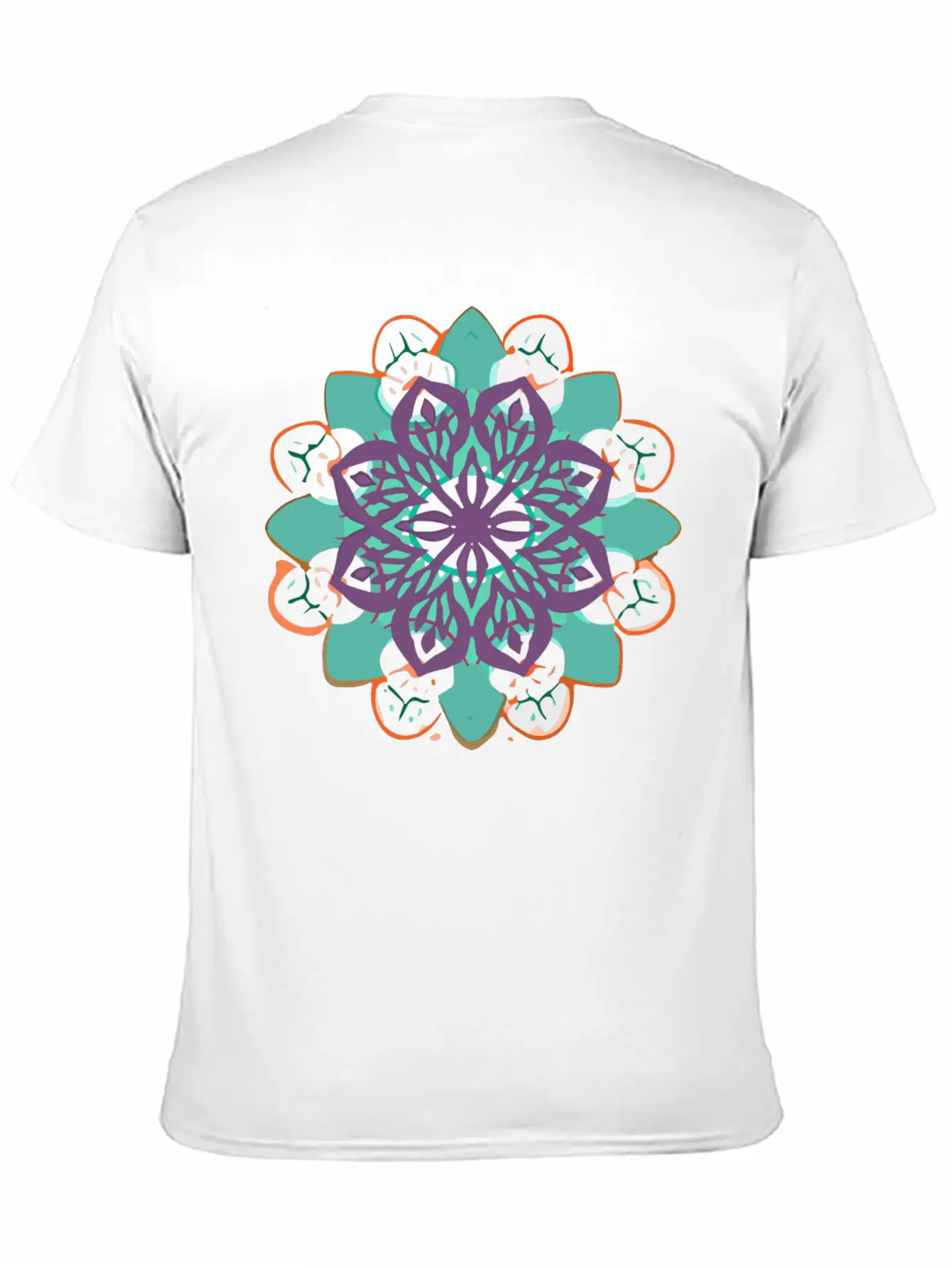 Mandala Gamut Stuffed Basic Graphic T-Shirt ¨C Daily Comfort In Soft Cotton