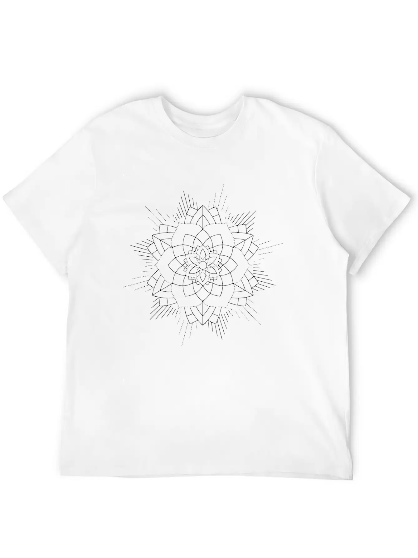 Mandala Oldschool MANDALA Ink Tattoo Newschool Mod Essential Cotton Tee For Daily Outfits ¨C Unisex Style