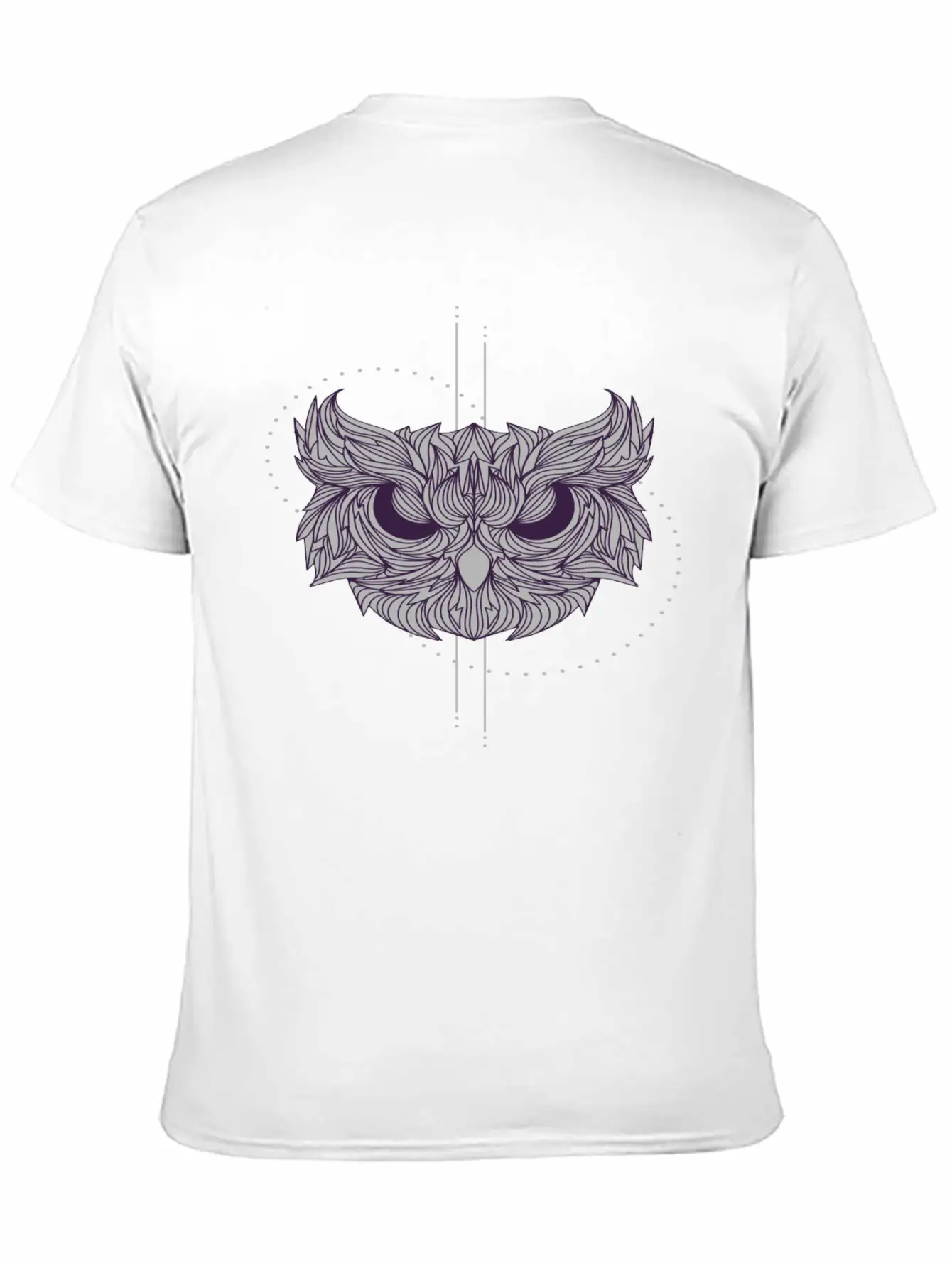 Mandala Owl Design - Owl Basic Graphic T-Shirt ¨C Daily Comfort In Soft Cotton