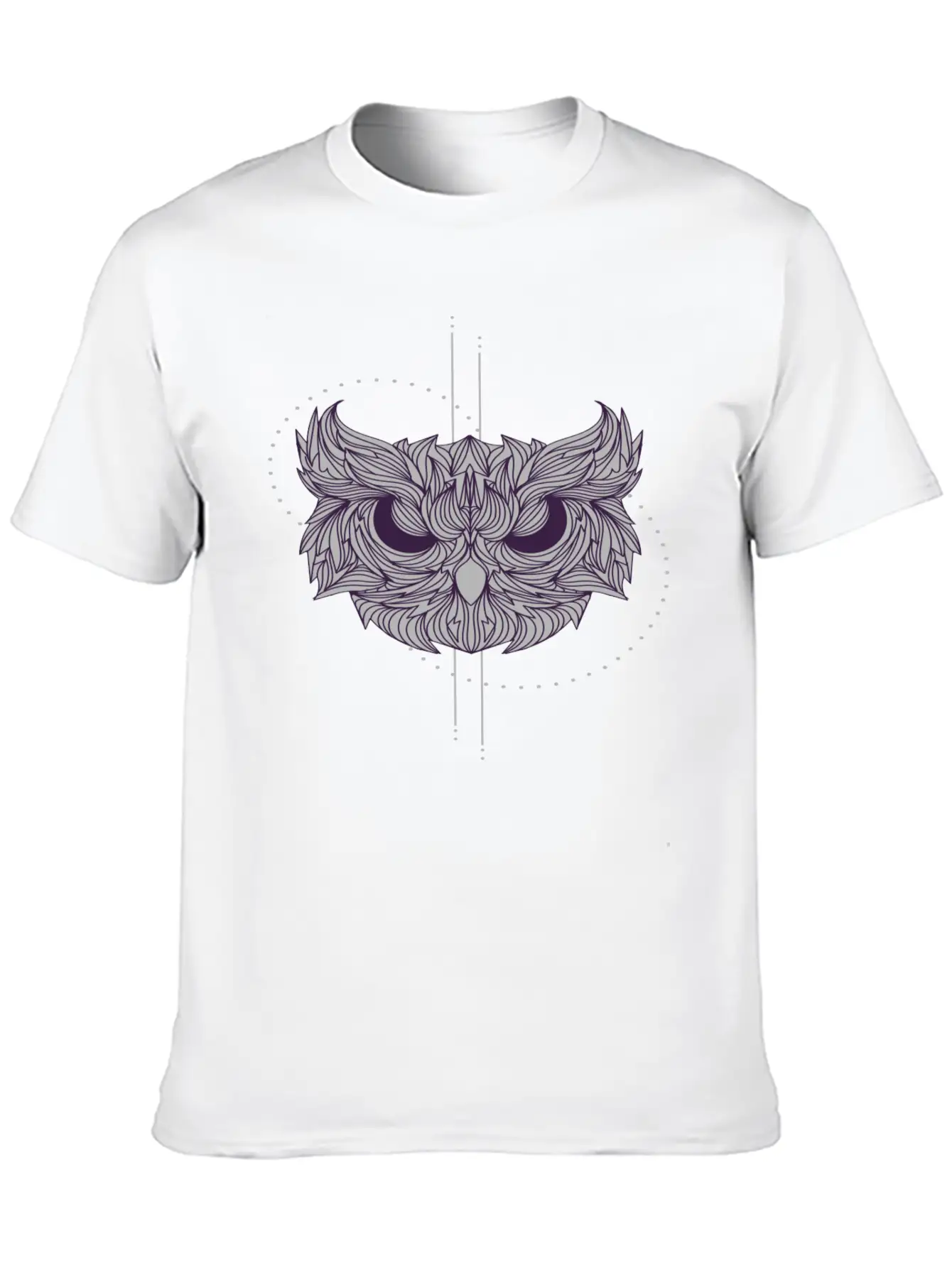 Mandala Owl Design - Owl Basic Graphic T-Shirt ¨C Daily Comfort In Soft Cotton
