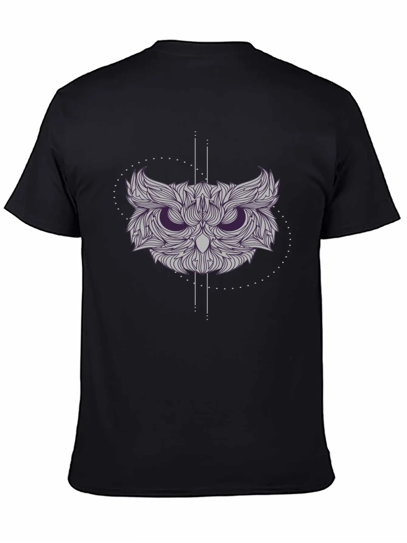 Mandala Owl Design - Owl Basic Graphic T-Shirt ¨C Daily Comfort In Soft Cotton