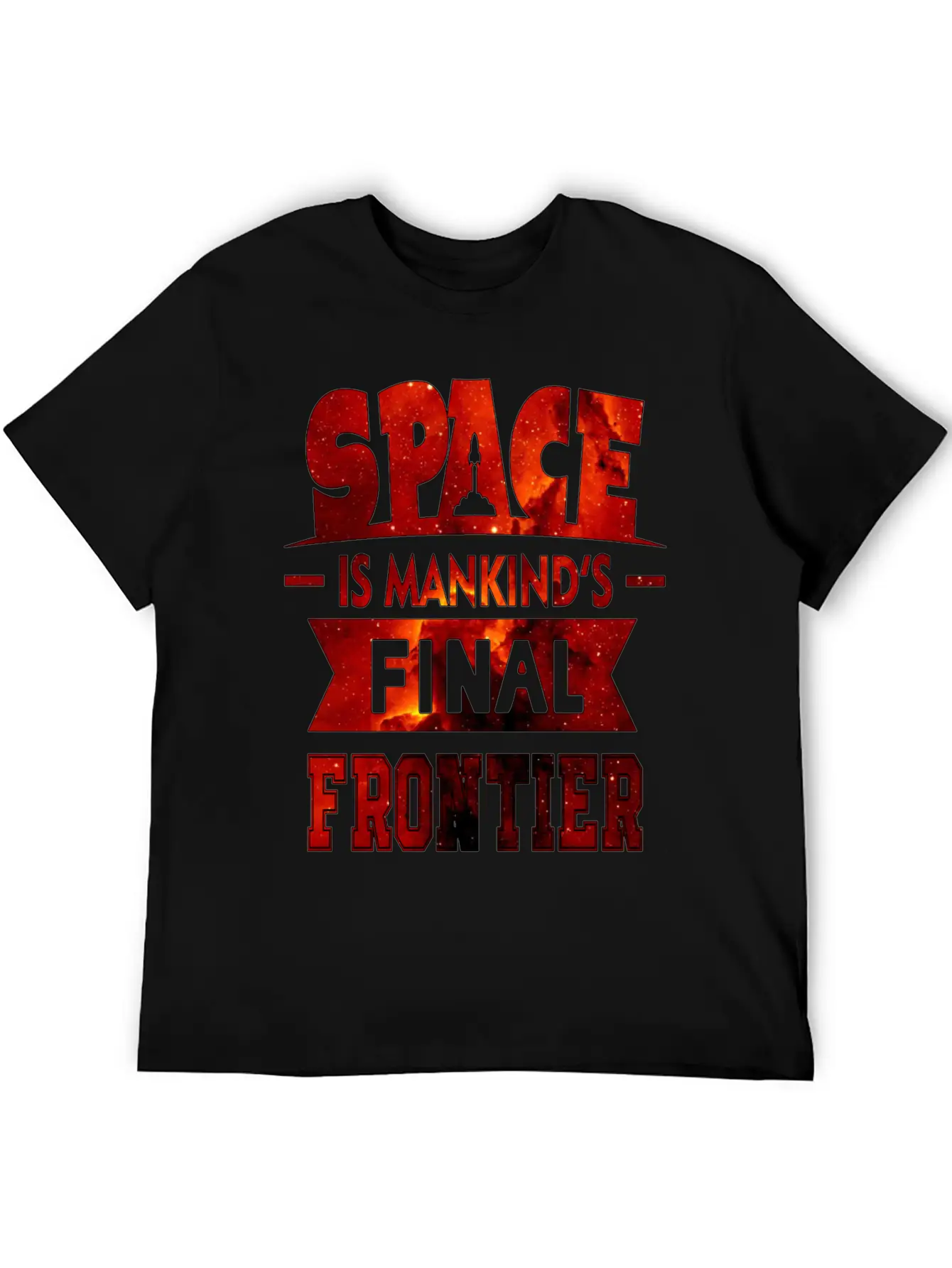 Mankind S Final Frontier- Astronauts -Total Basics Essential Cotton Tee For Daily Outfits ¨C Unisex Style