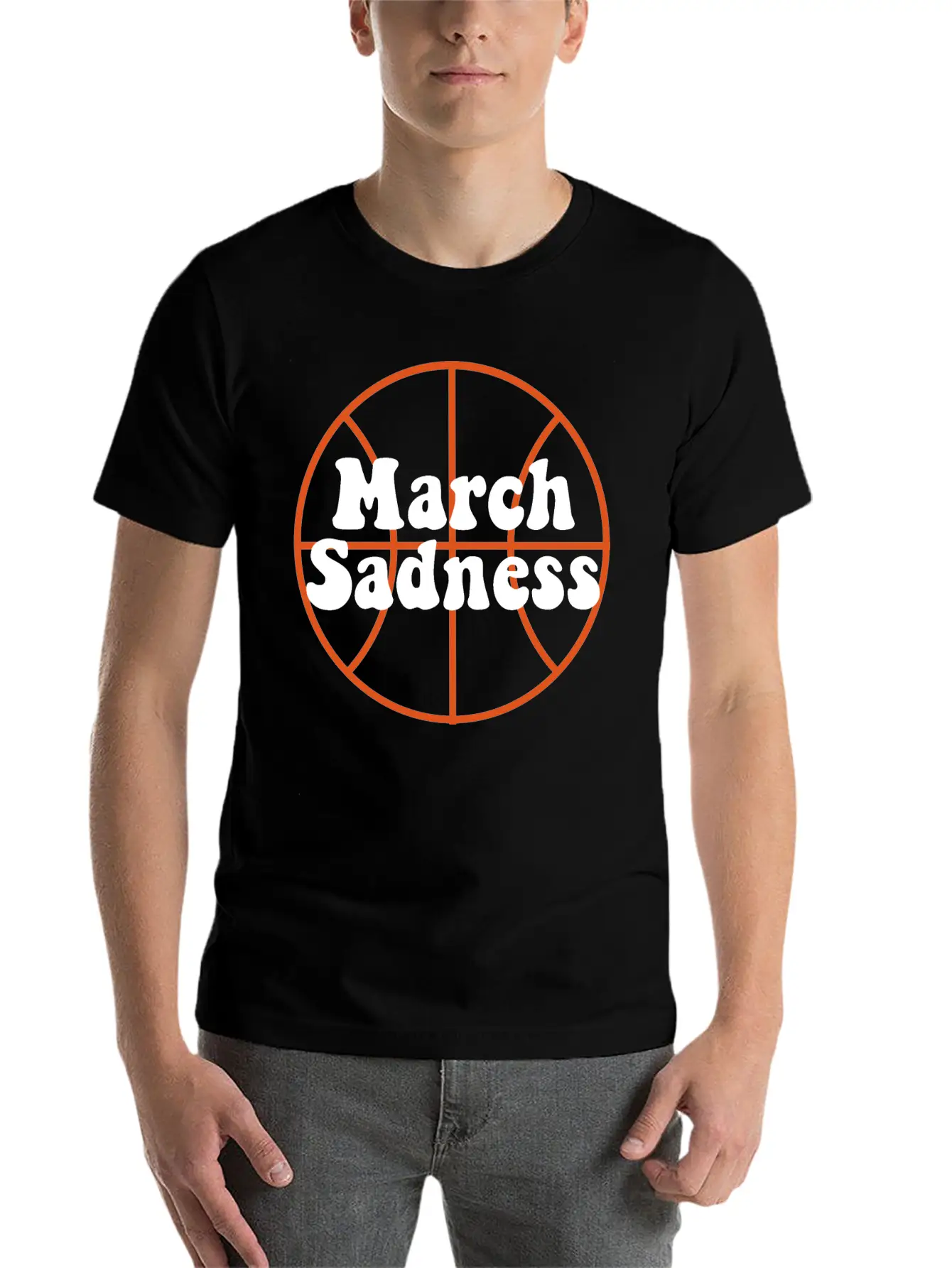 March Sadness Soft Cotton Short Sleeve Tee ¨C Unisex Wardrobe Staple
