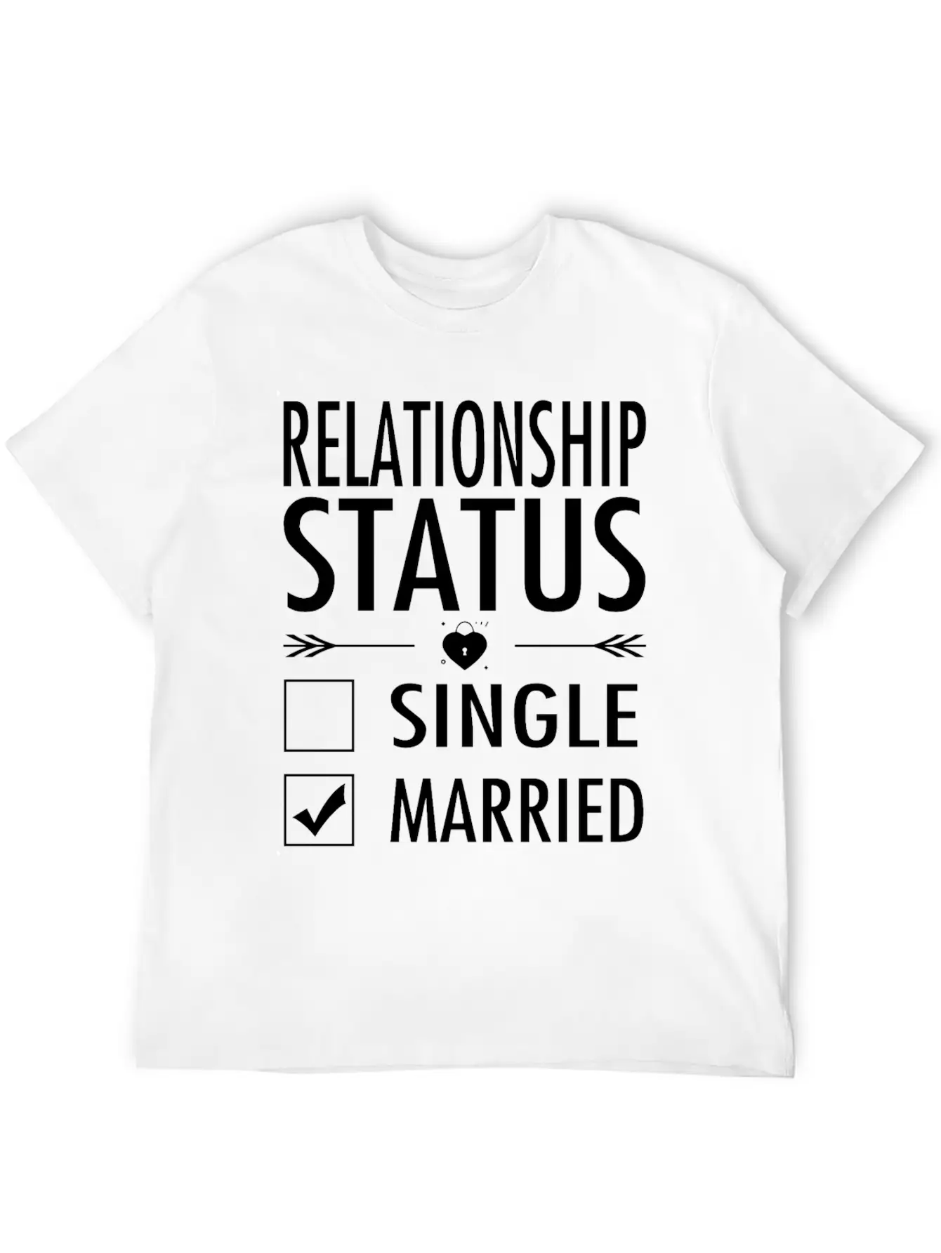 Married Husband Wife Gift Essential Cotton Tee For Daily Outfits ¨C Unisex Style