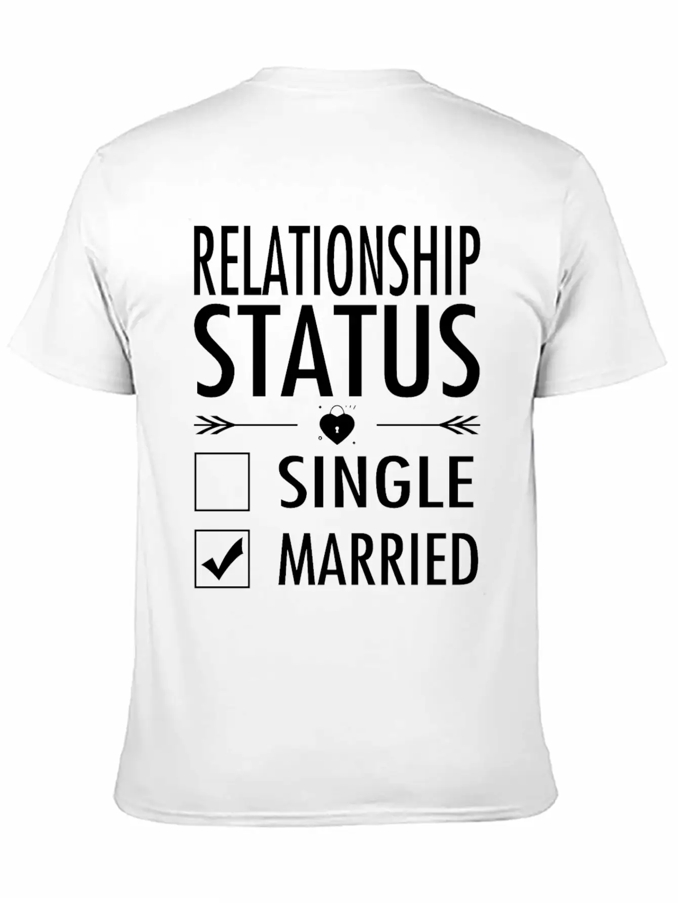 Married Husband Wife Gift Essential Cotton Tee For Daily Outfits ¨C Unisex Style