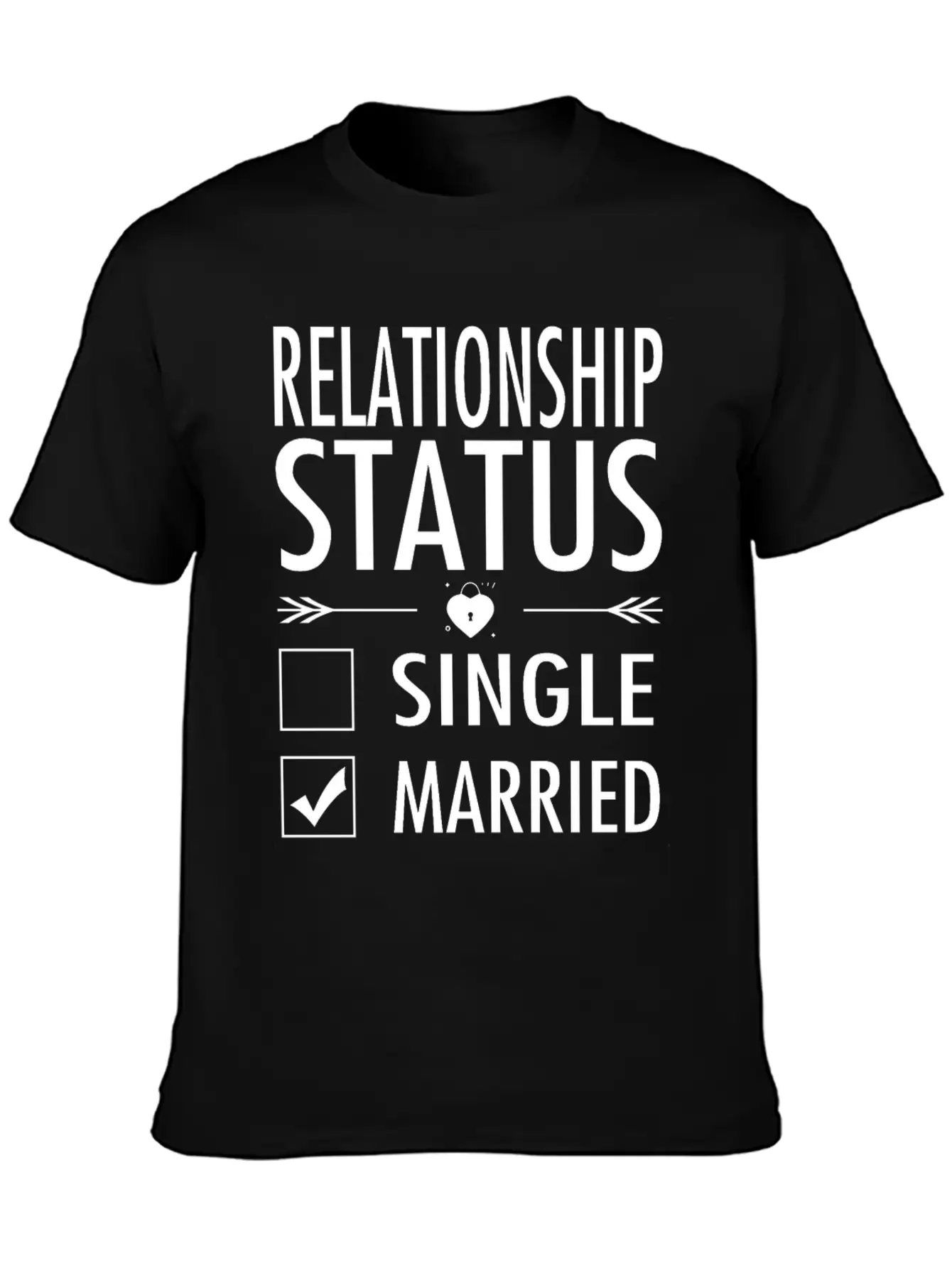 Married Husband Wife Gift Essential Cotton Tee For Daily Outfits ¨C Unisex Style