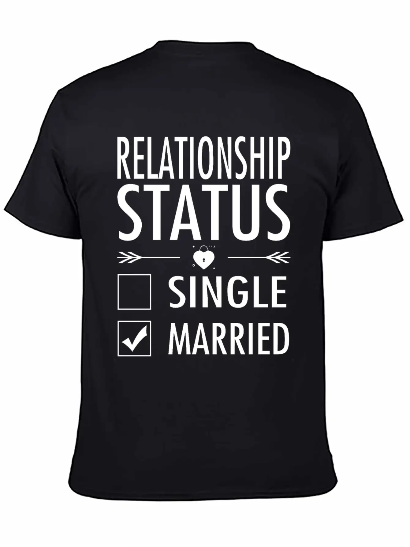 Married Husband Wife Gift Essential Cotton Tee For Daily Outfits ¨C Unisex Style