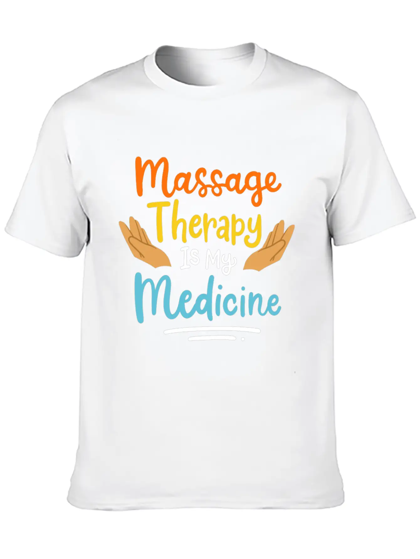 Massage Therapy Basic Graphic T-Shirt ¨C Daily Comfort In Soft Cotton