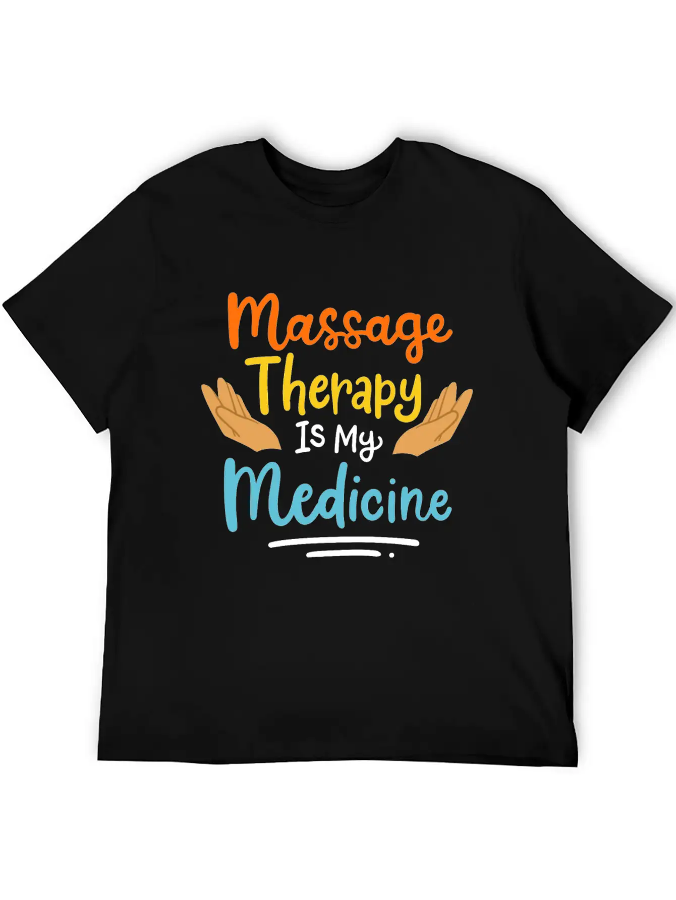 Massage Therapy Basic Graphic T-Shirt ¨C Daily Comfort In Soft Cotton