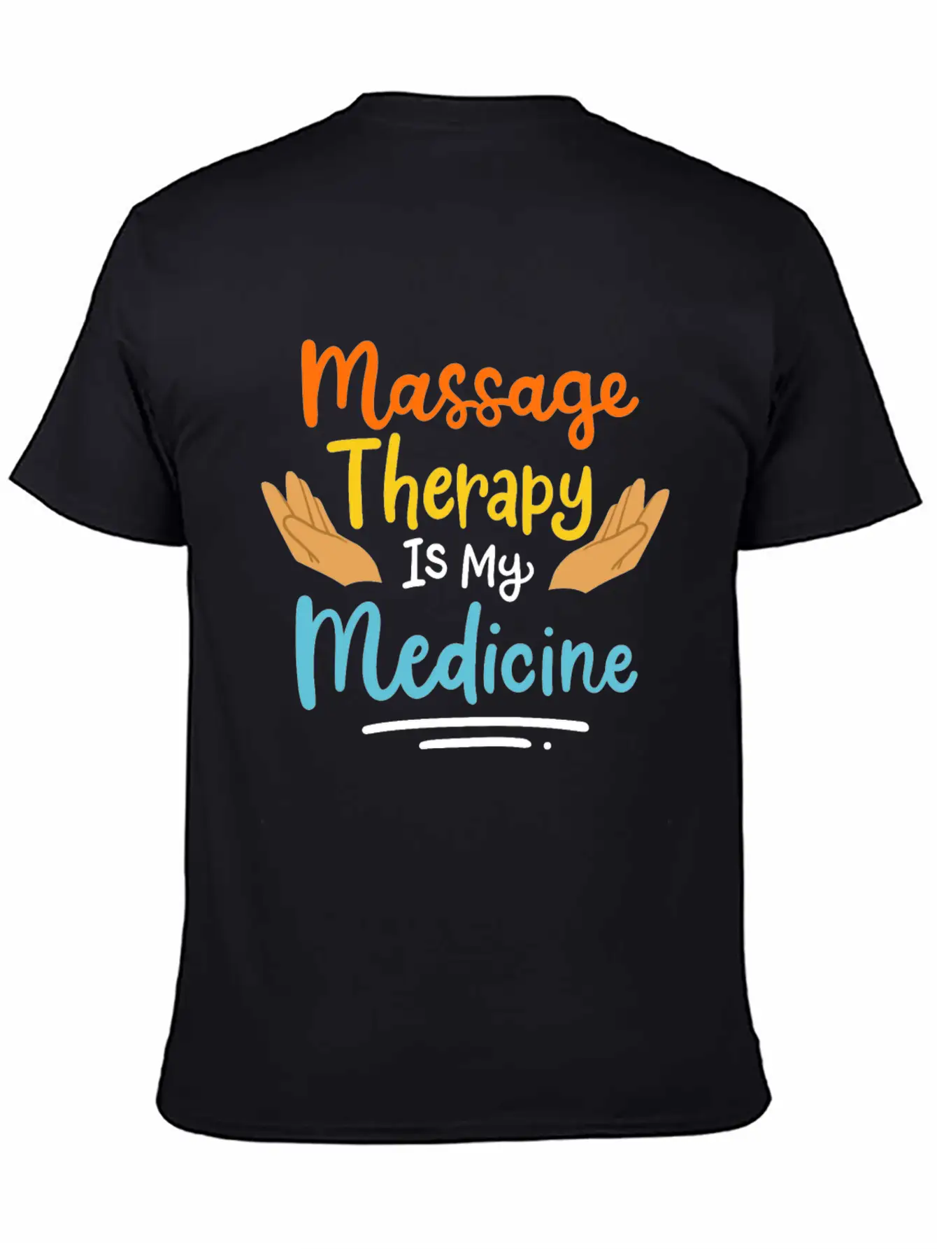 Massage Therapy Basic Graphic T-Shirt ¨C Daily Comfort In Soft Cotton