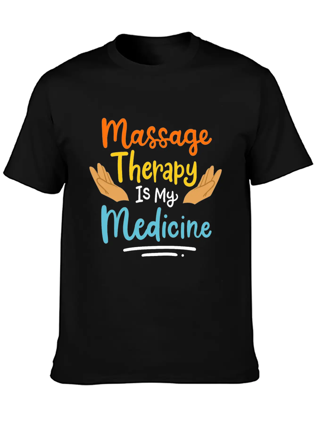 Massage Therapy Basic Graphic T-Shirt ¨C Daily Comfort In Soft Cotton