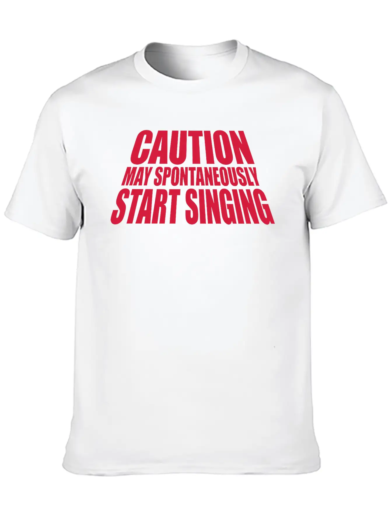 May Spontaneously Start Singing Essential Cotton Tee For Daily Outfits ¨C Unisex Style