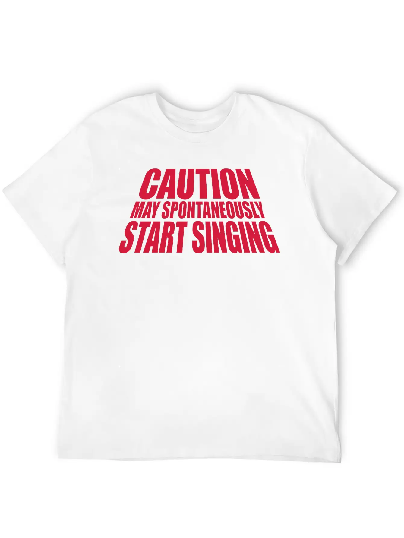 May Spontaneously Start Singing Essential Cotton Tee For Daily Outfits ¨C Unisex Style
