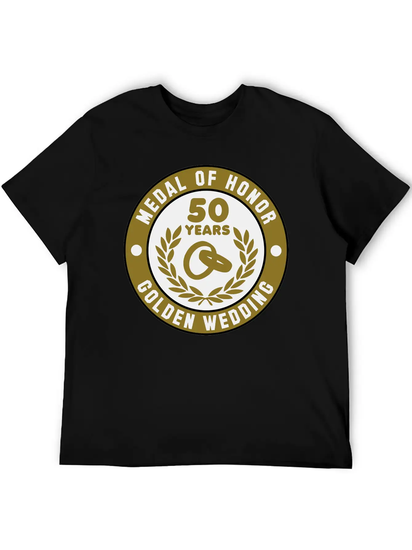 MEDAL OF HONOR 50th GOLDEN WEDDING 3C Soft Cotton Short Sleeve Tee ¨C Unisex Wardrobe Staple