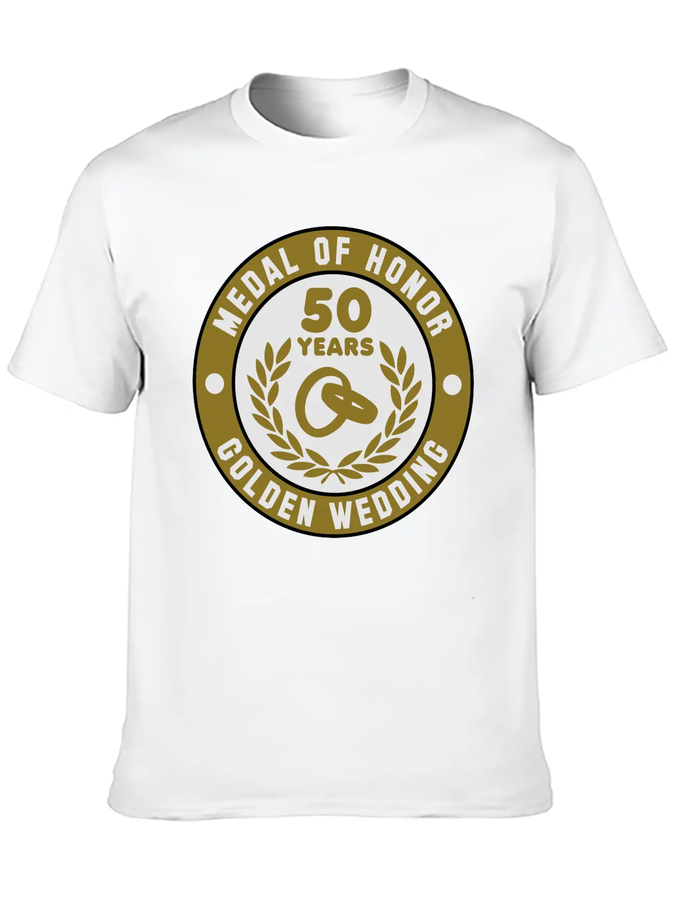 MEDAL OF HONOR 50th GOLDEN WEDDING 3C Soft Cotton Short Sleeve Tee ¨C Unisex Wardrobe Staple