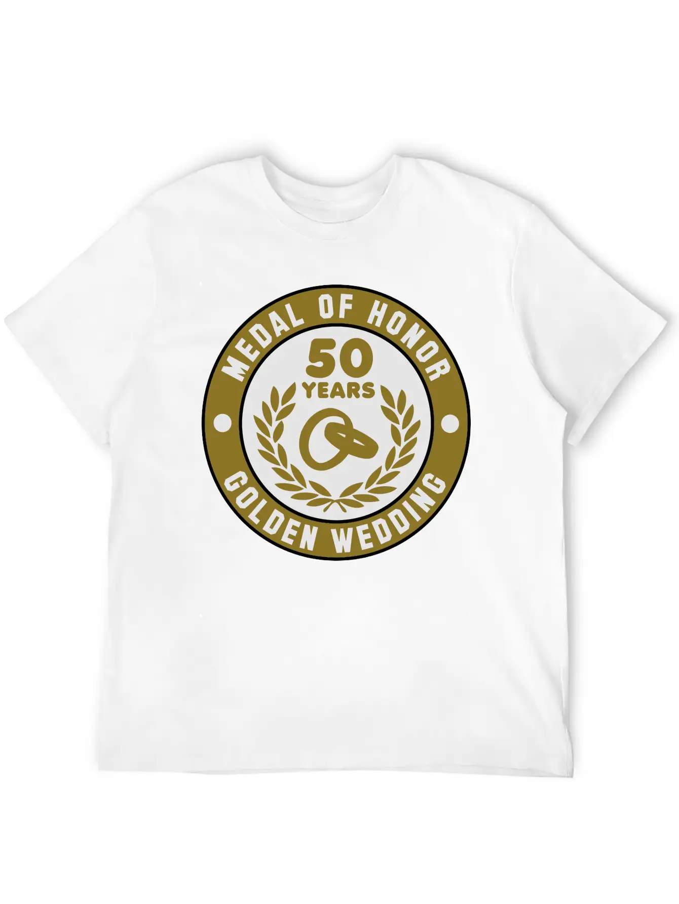 MEDAL OF HONOR 50th GOLDEN WEDDING 3C Soft Cotton Short Sleeve Tee ¨C Unisex Wardrobe Staple