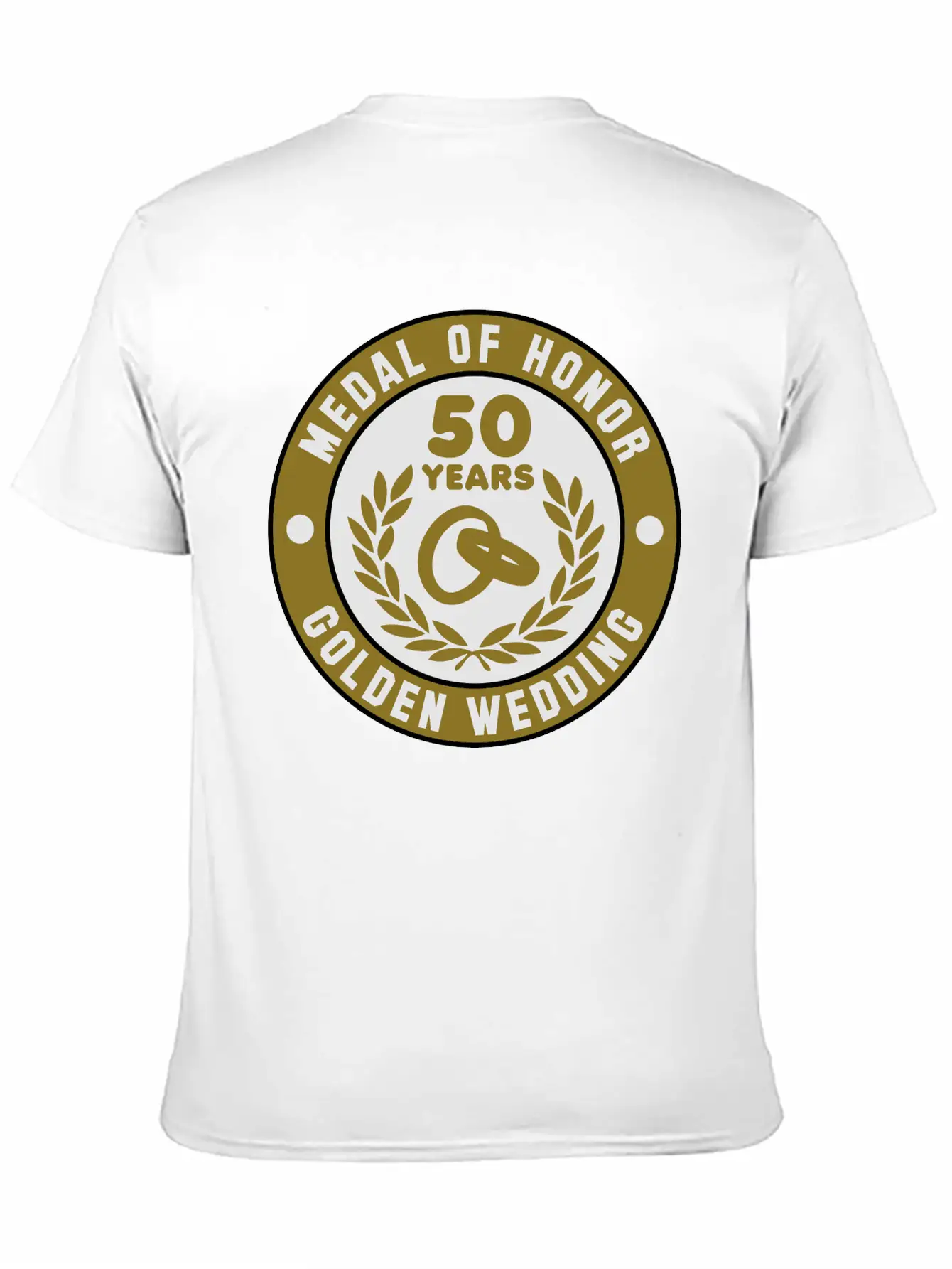 MEDAL OF HONOR 50th GOLDEN WEDDING 3C Soft Cotton Short Sleeve Tee ¨C Unisex Wardrobe Staple