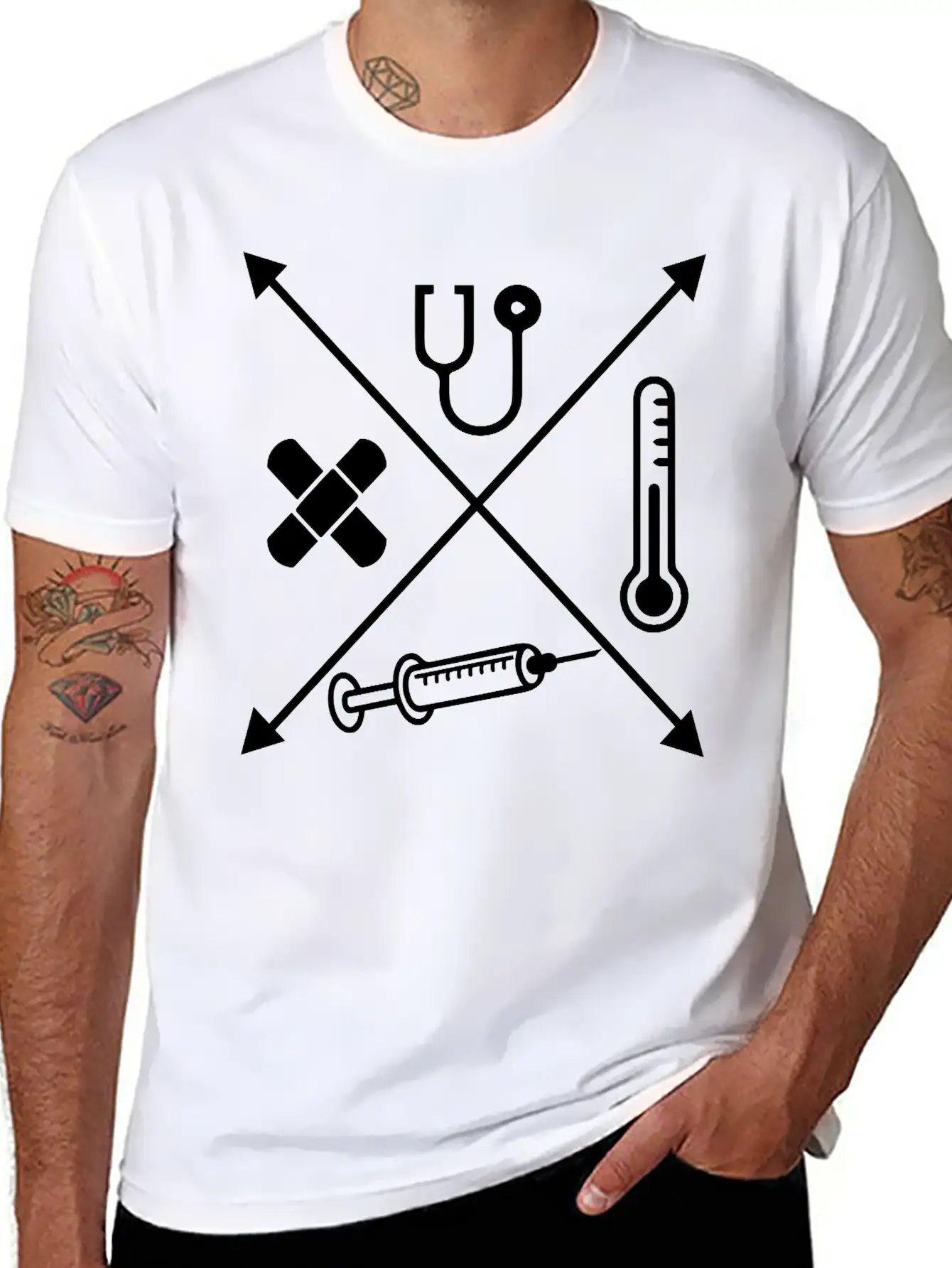 Medicine Essential Cotton Tee For Daily Outfits ¨C Unisex Style